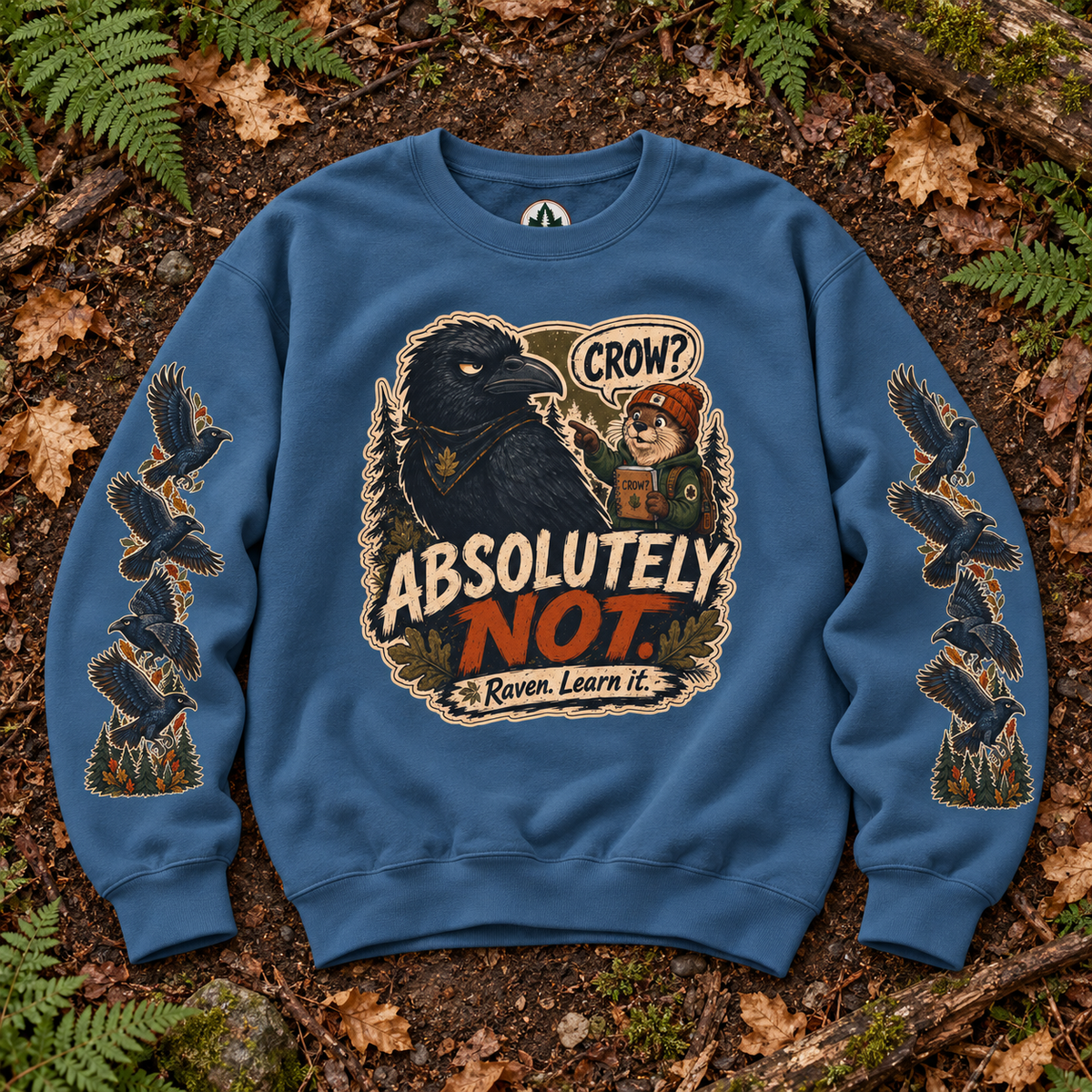 Crow? Absolutely Not Version 3 Sweatshirt