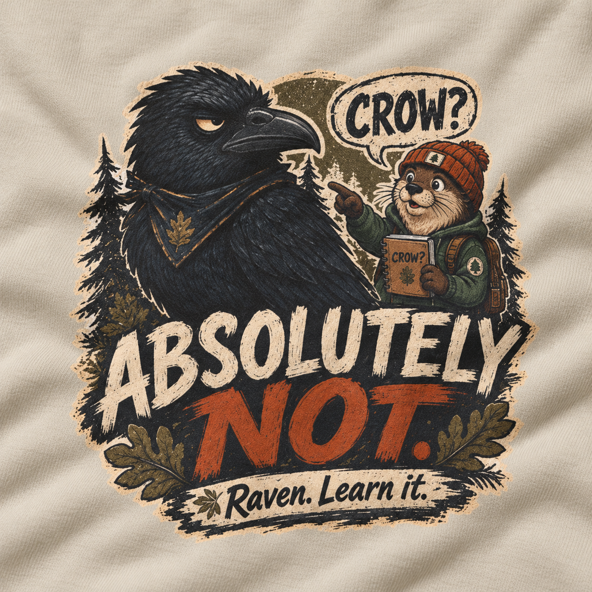 Crow? Absolutely Not Version 3 Sweatshirt
