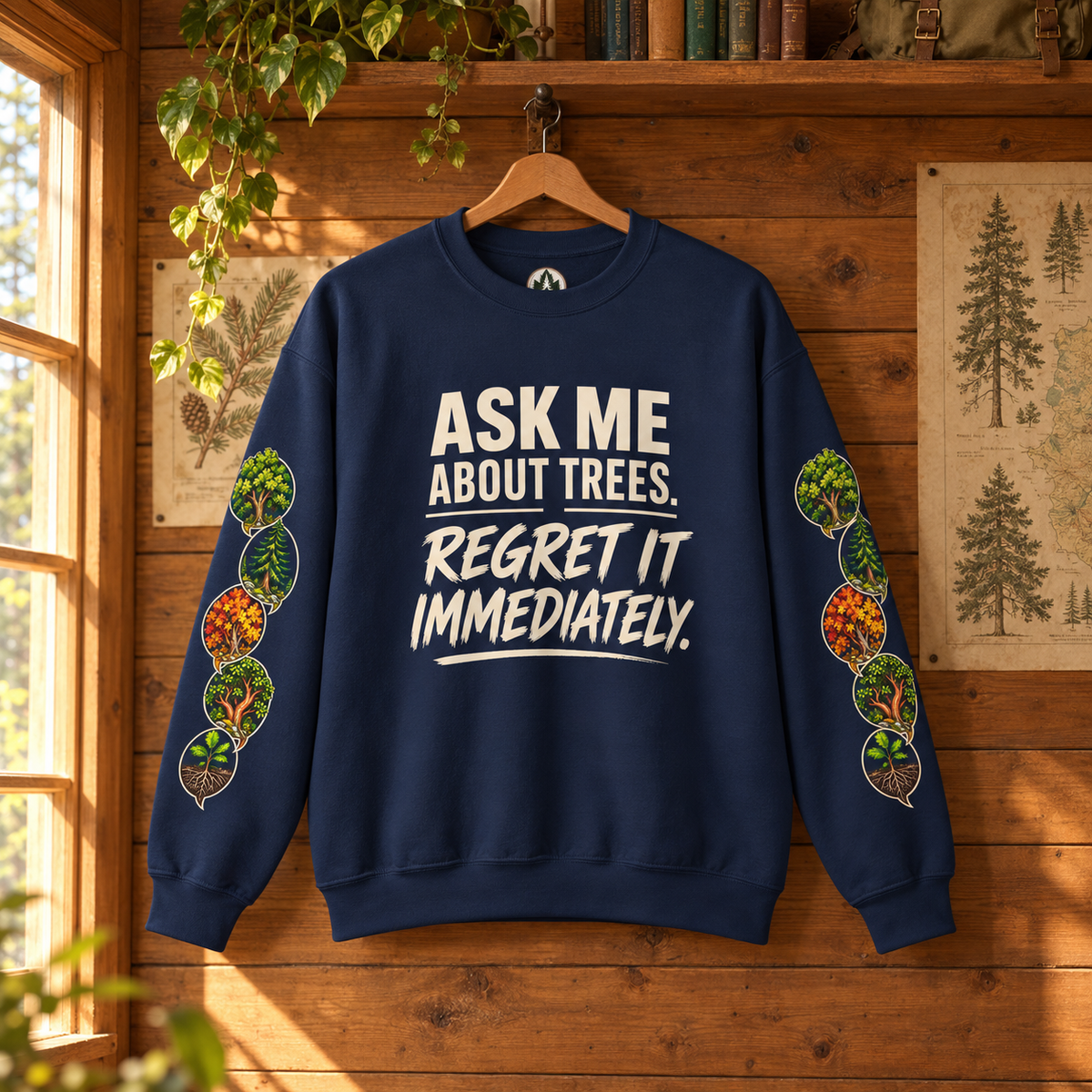 Ask Me About Trees, Regret it Immediately Version 1 Sweatshirt