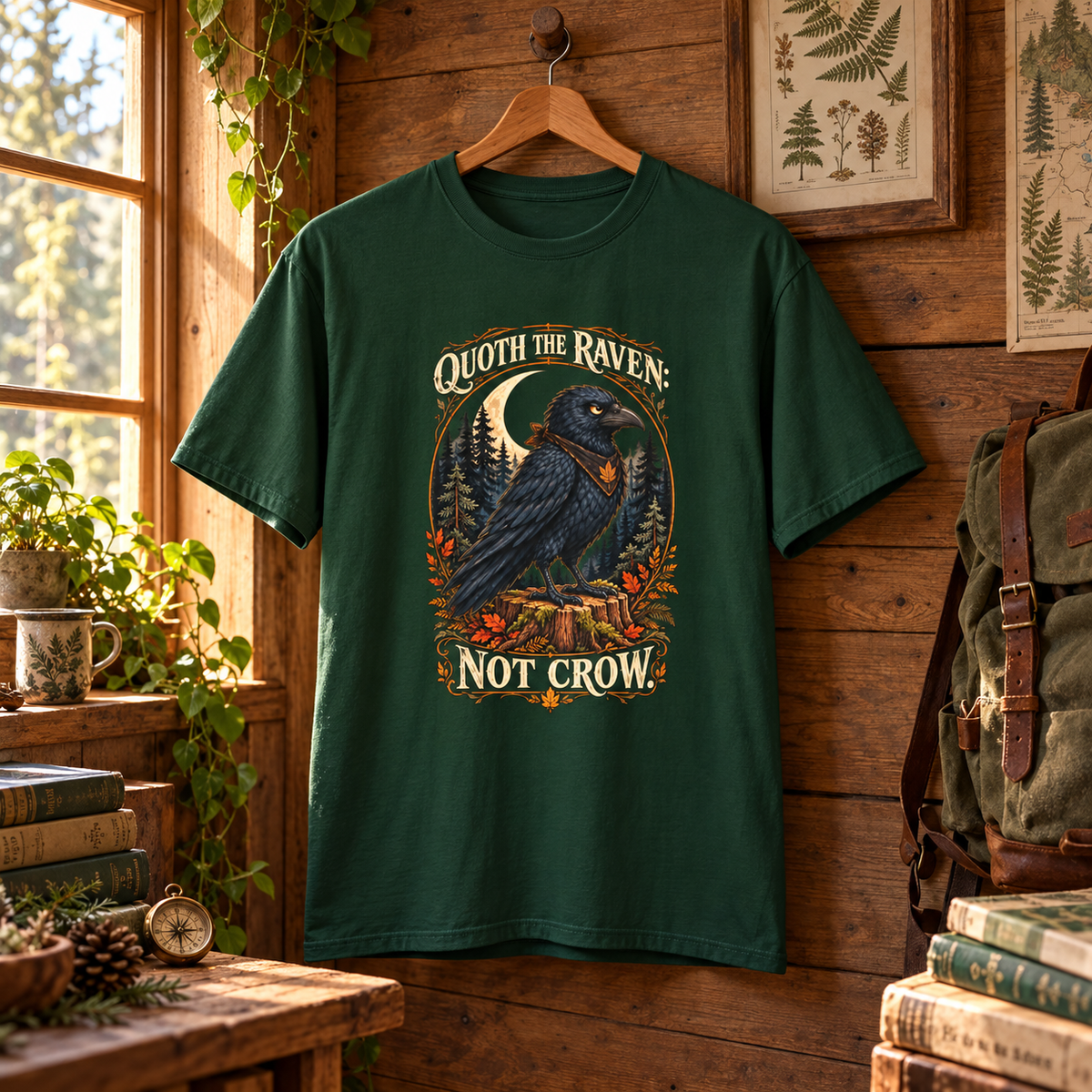 Quoth The Raven: Not Crow Version 1 T‑Shirt