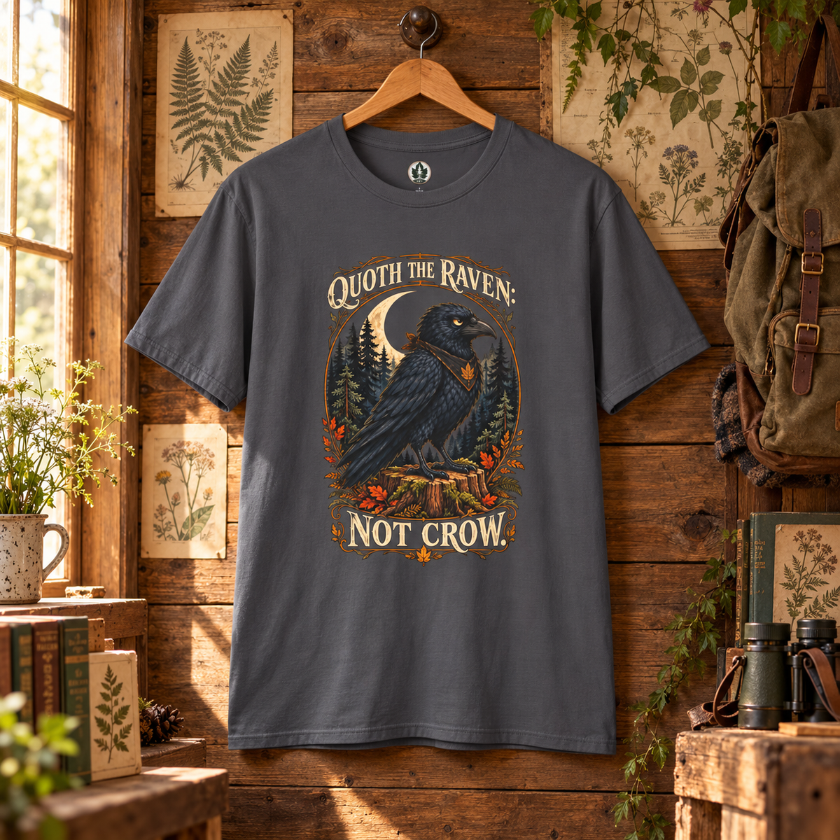 Quoth The Raven: Not Crow Version 1 T‑Shirt