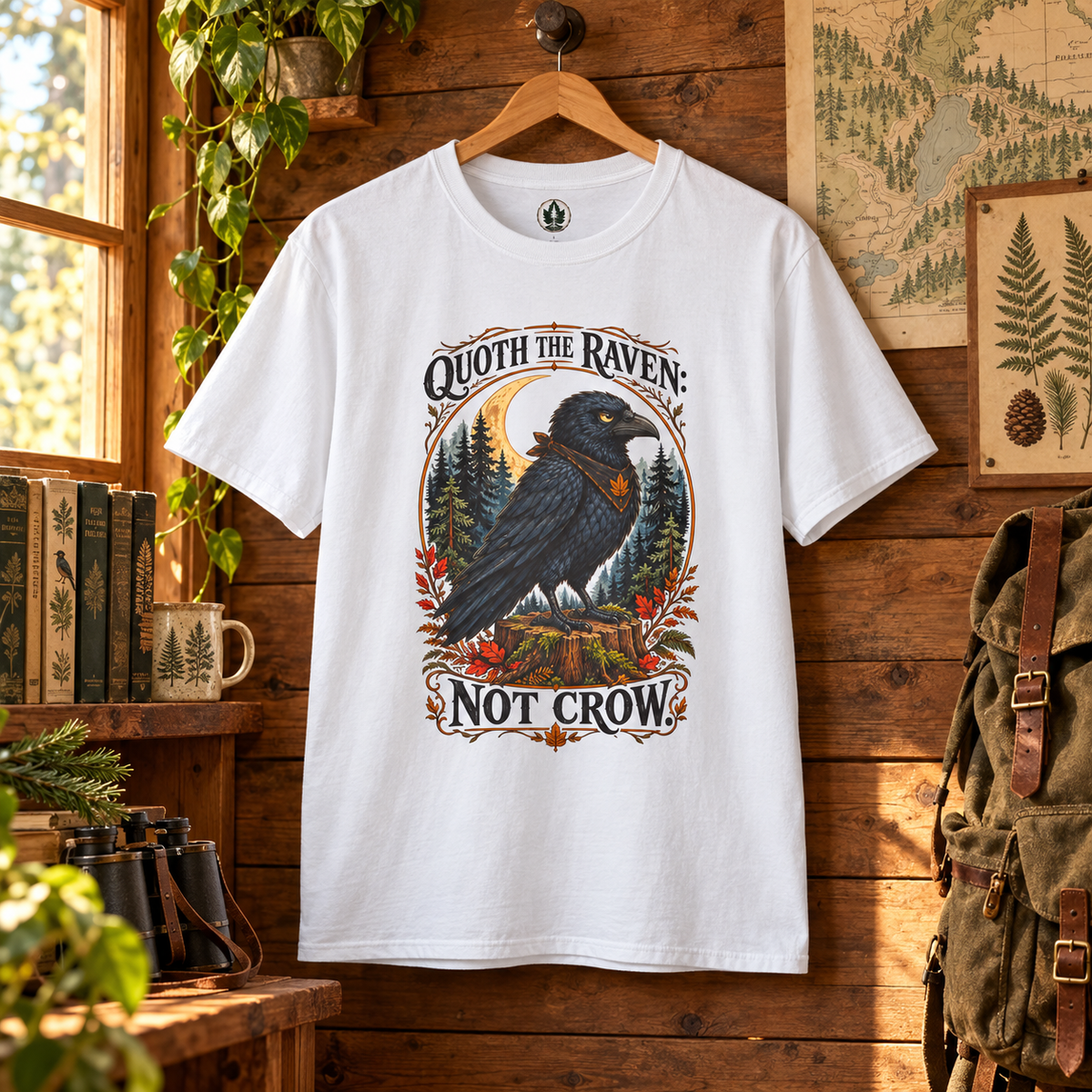Quoth The Raven: Not Crow Version 1 T‑Shirt