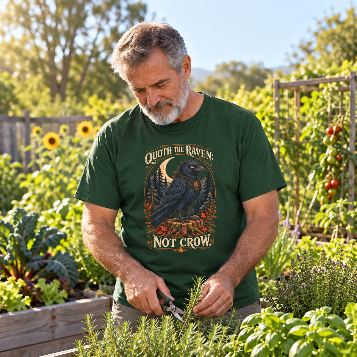 Quoth The Raven: Not Crow Version 1 T‑Shirt