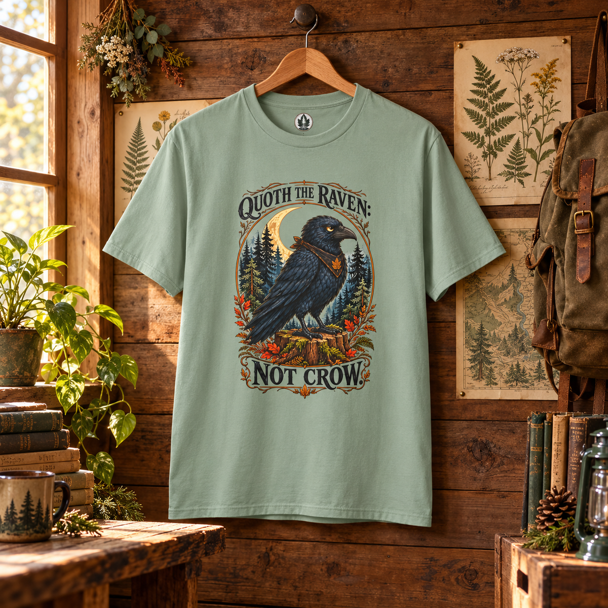 Quoth The Raven: Not Crow Version 1 T‑Shirt