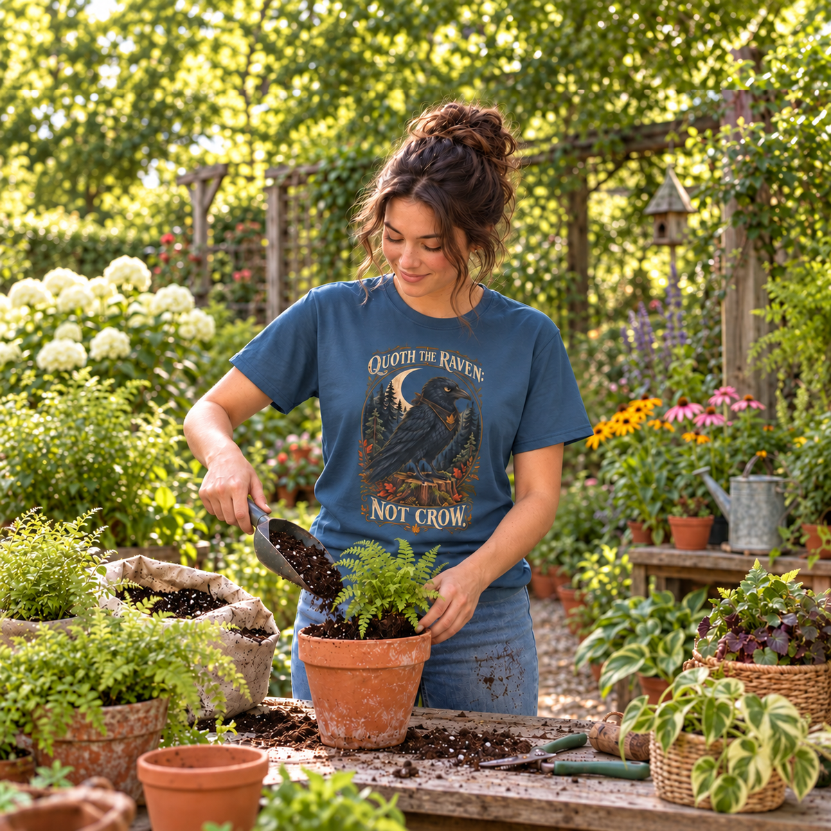 Quoth The Raven: Not Crow Version 1 T‑Shirt