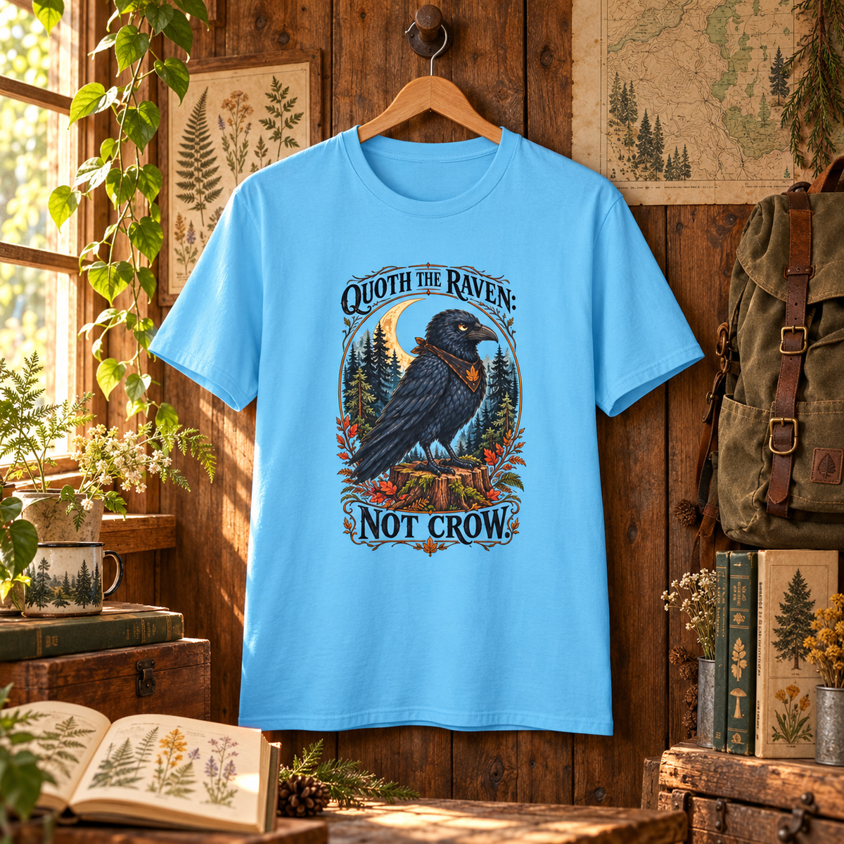 Quoth The Raven: Not Crow Version 1 T‑Shirt