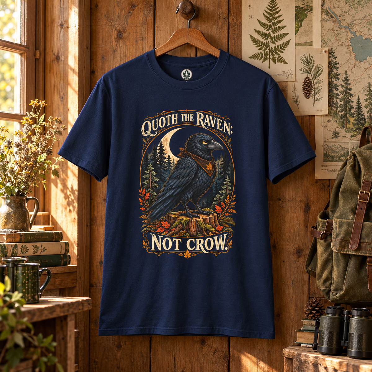 Quoth The Raven: Not Crow Version 1 T‑Shirt