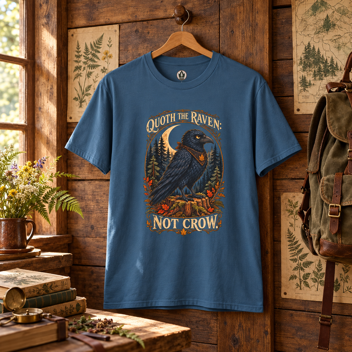 Quoth The Raven: Not Crow Version 1 T‑Shirt