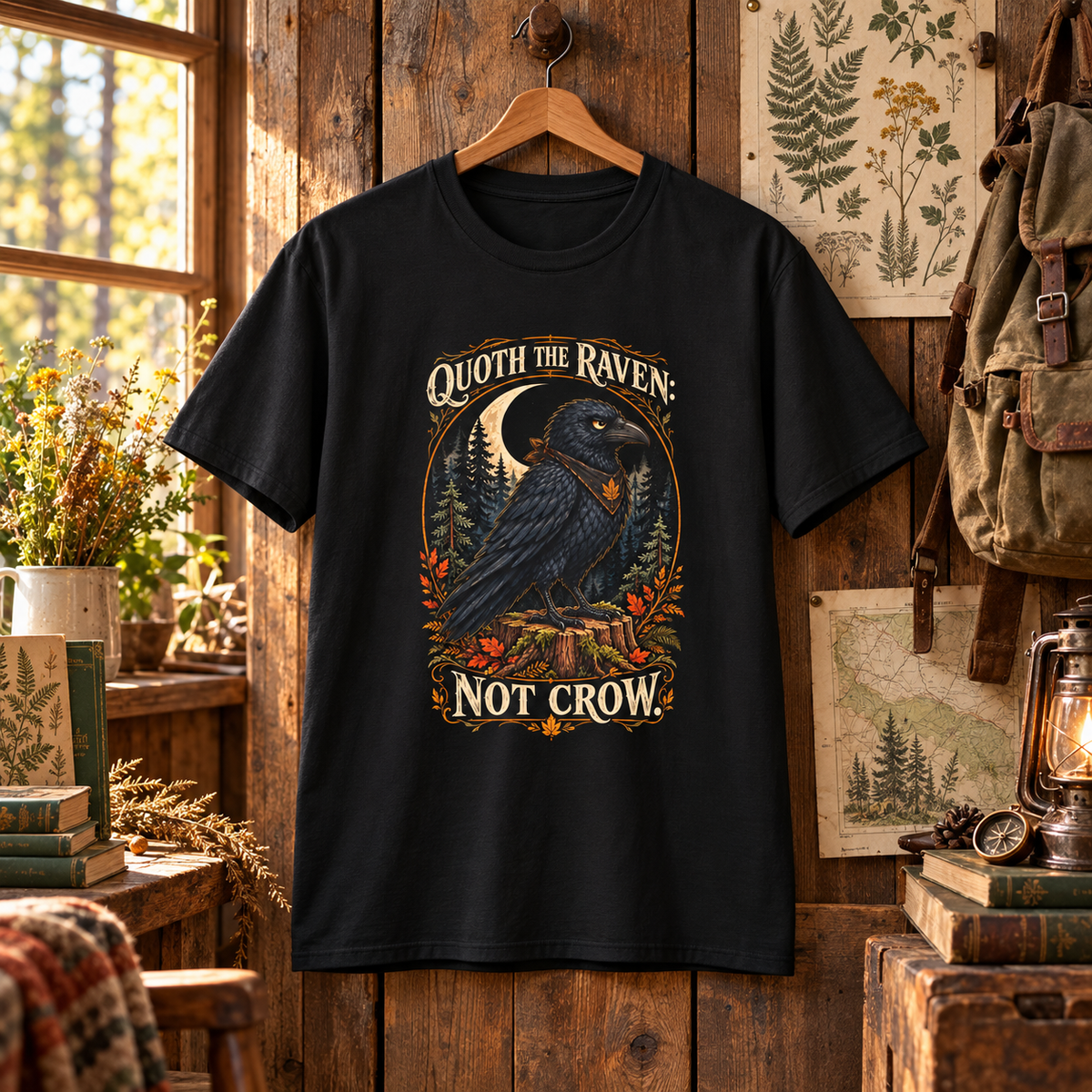 Quoth The Raven: Not Crow Version 1 T‑Shirt