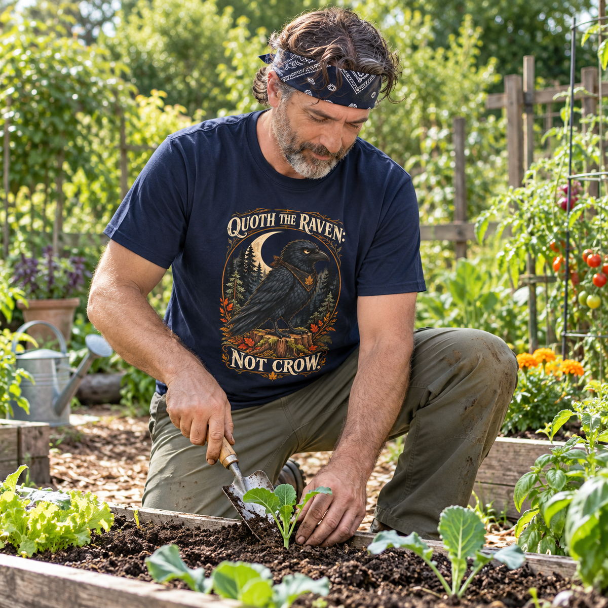 Quoth The Raven: Not Crow Version 1 T‑Shirt