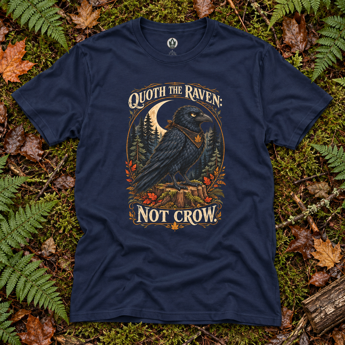 Quoth The Raven: Not Crow Version 1 T‑Shirt