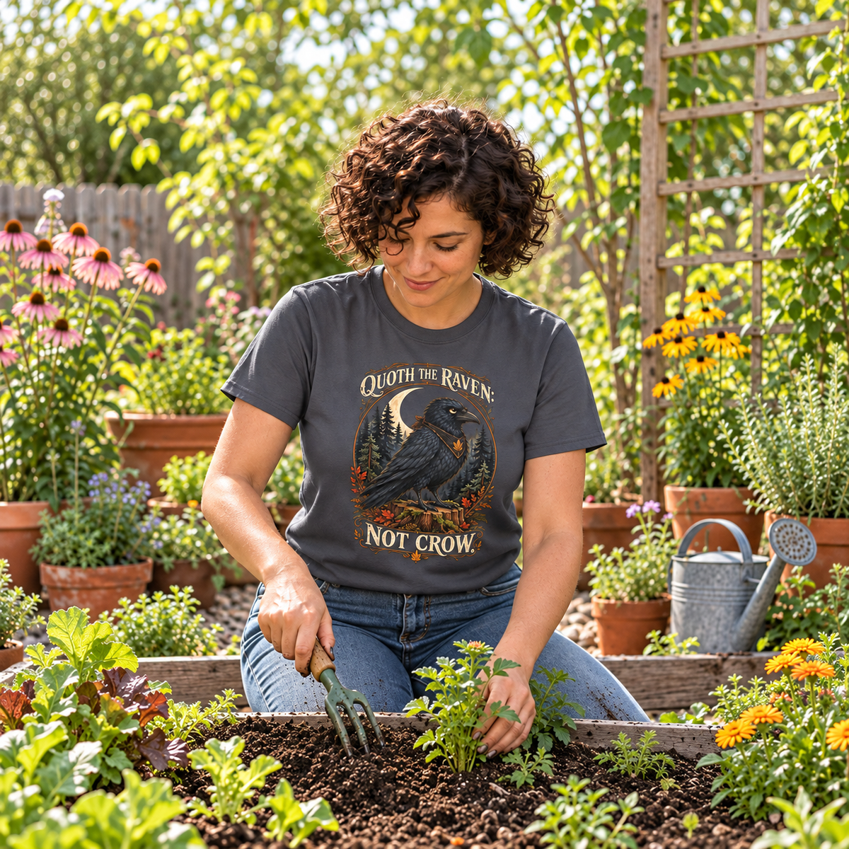 Quoth The Raven: Not Crow Version 1 T‑Shirt