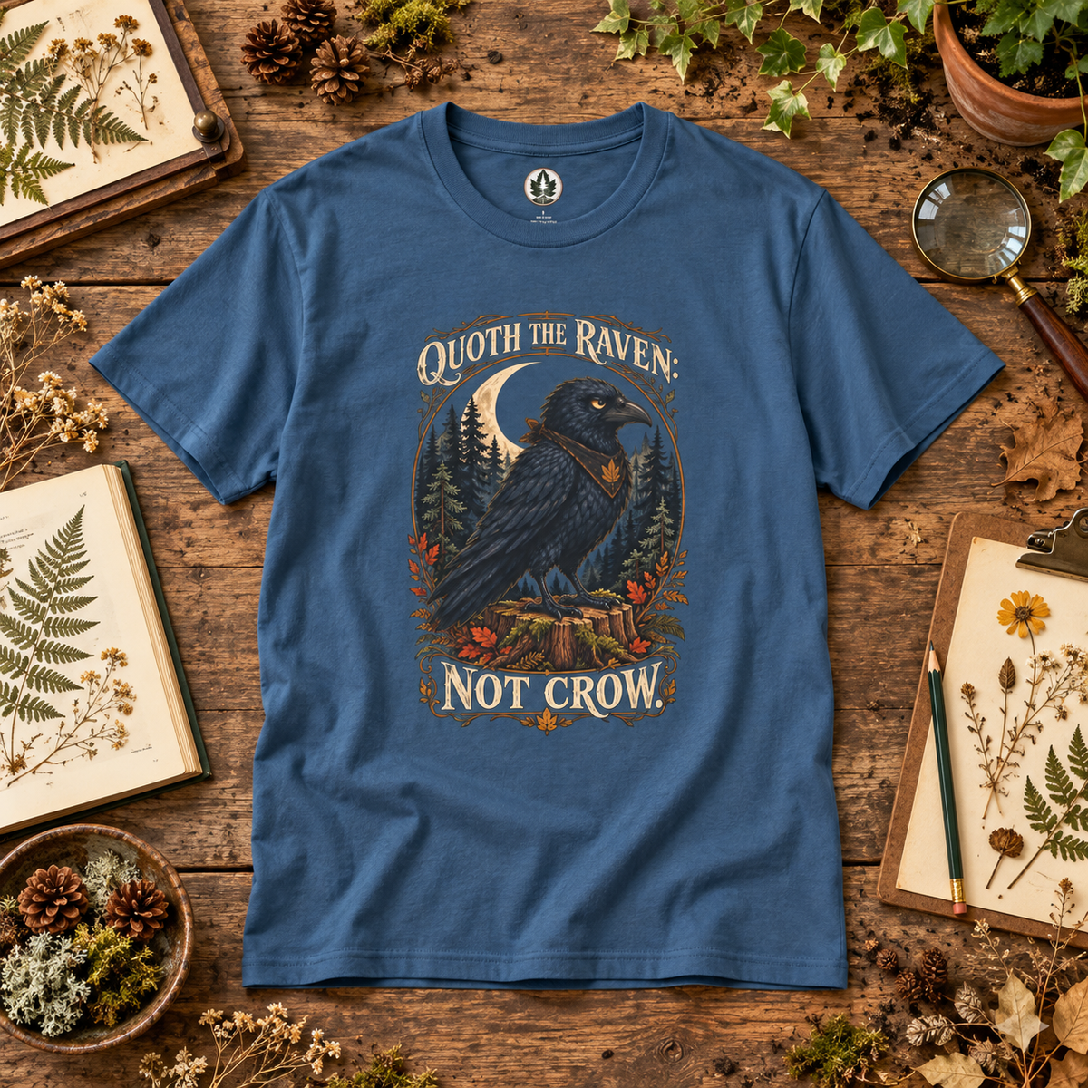 Quoth The Raven: Not Crow Version 1 T‑Shirt
