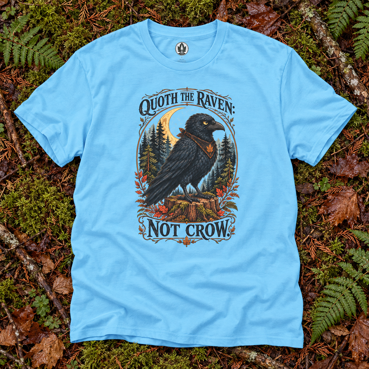 Quoth The Raven: Not Crow Version 1 T‑Shirt