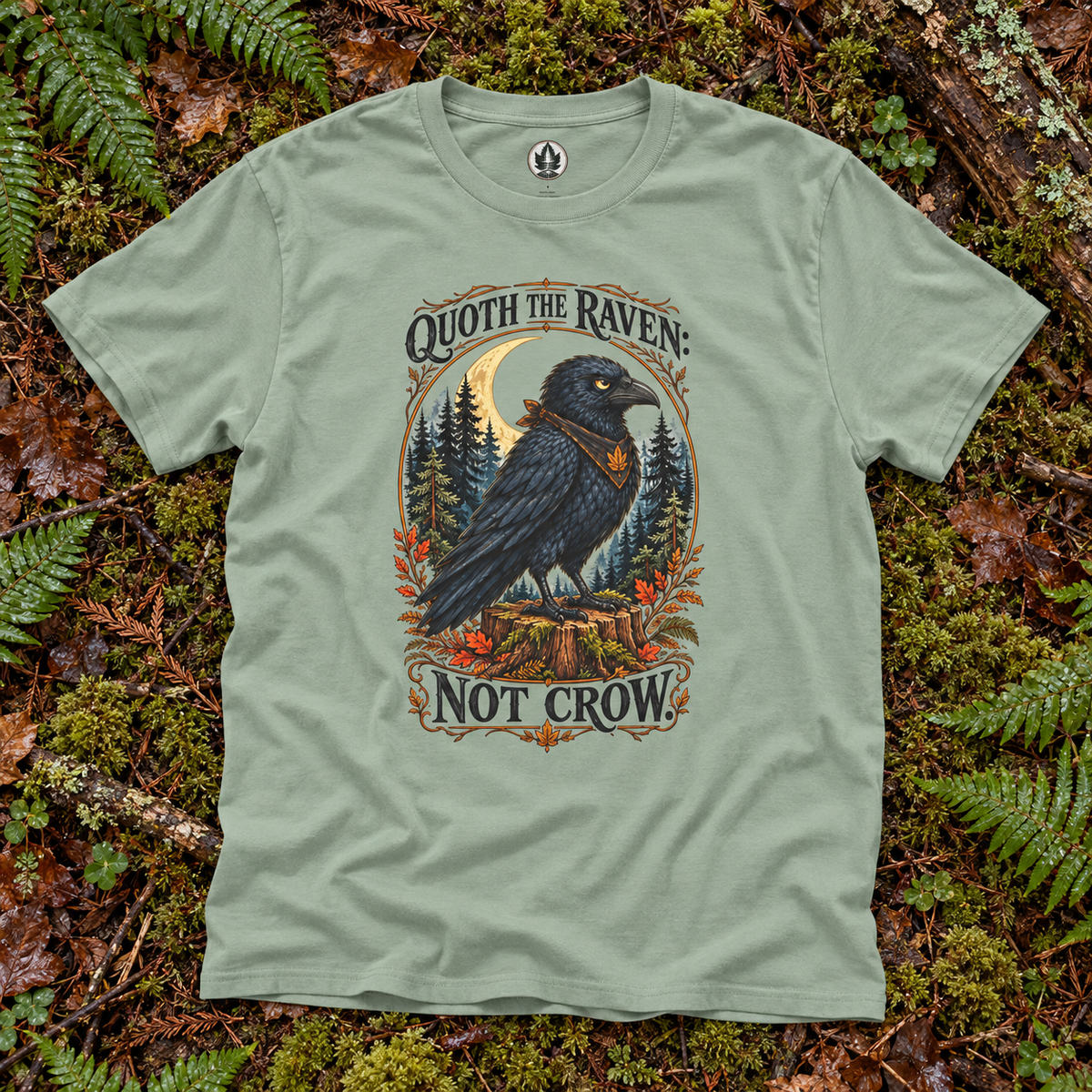 Quoth The Raven: Not Crow Version 1 T‑Shirt