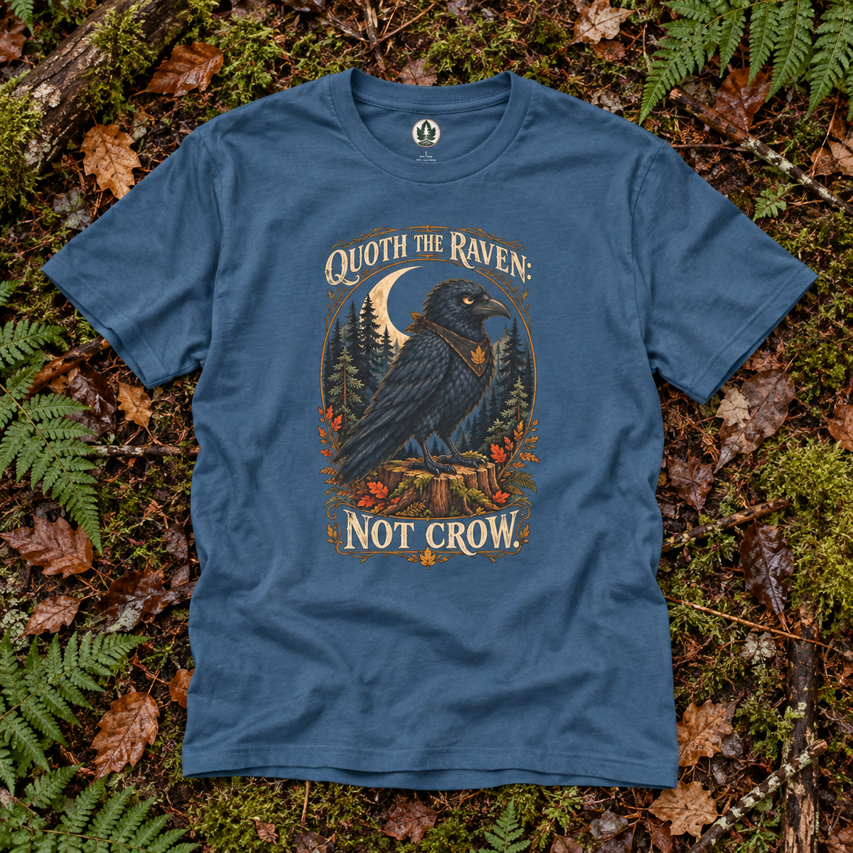 Quoth The Raven: Not Crow Version 1 T‑Shirt