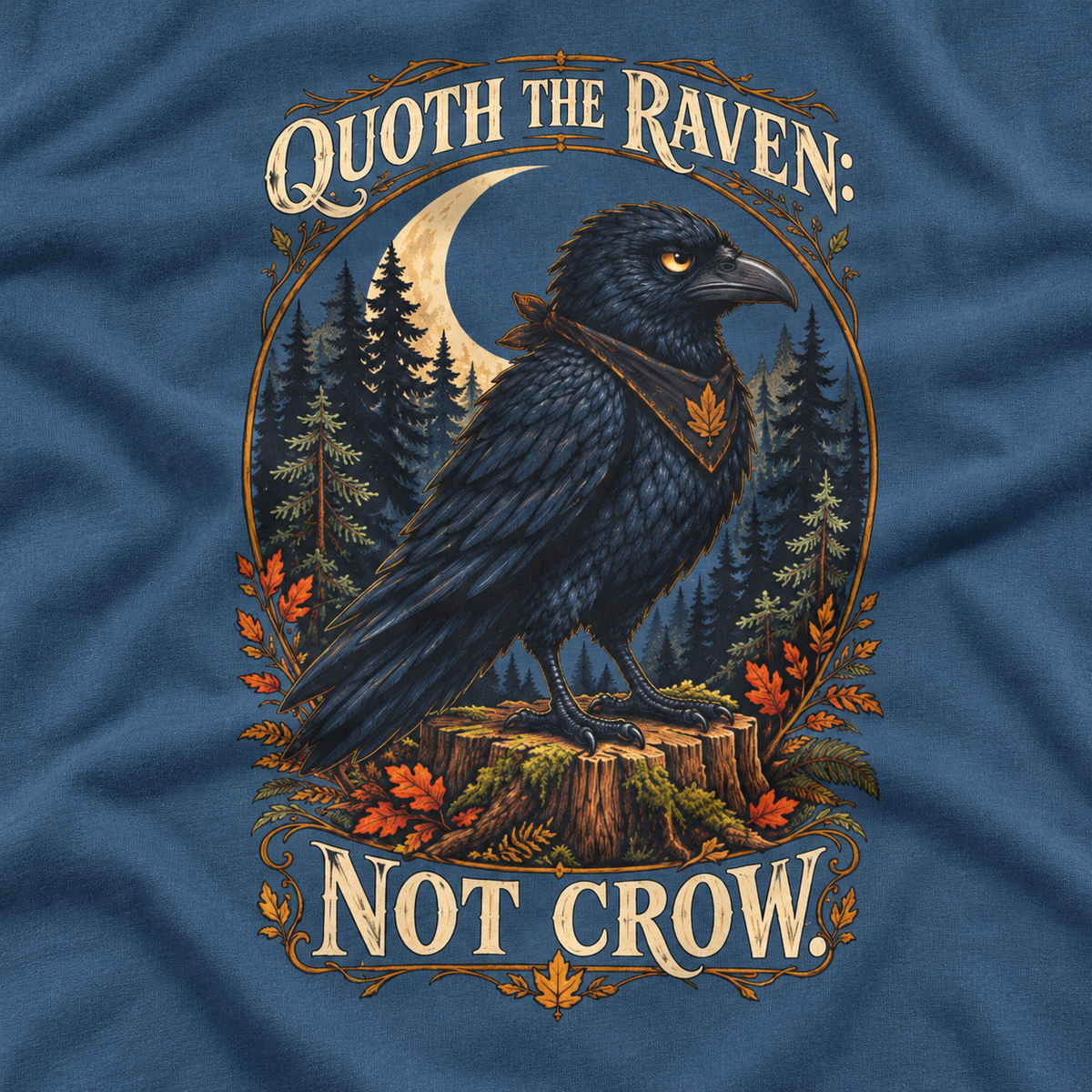 Quoth The Raven: Not Crow Version 1 T‑Shirt