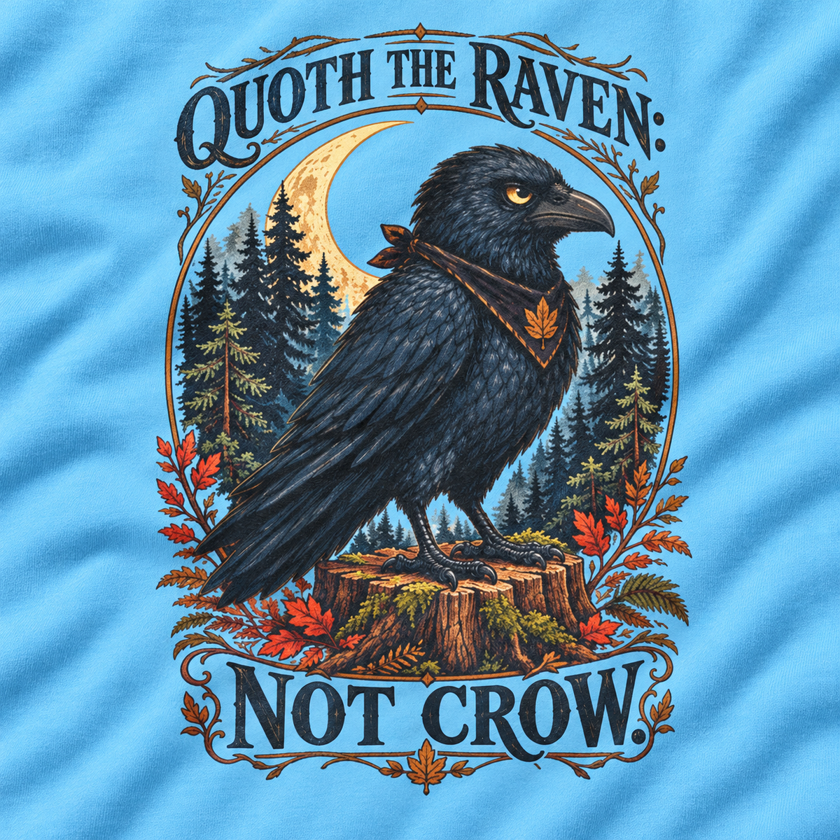 Quoth The Raven: Not Crow Version 1 T‑Shirt