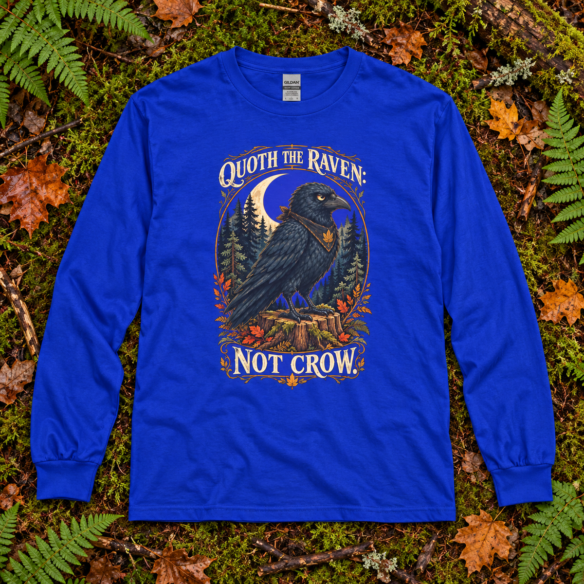 Quoth the Raven: Not Crow, Version 1 Otto and Echo Long Sleeve T-Shirt