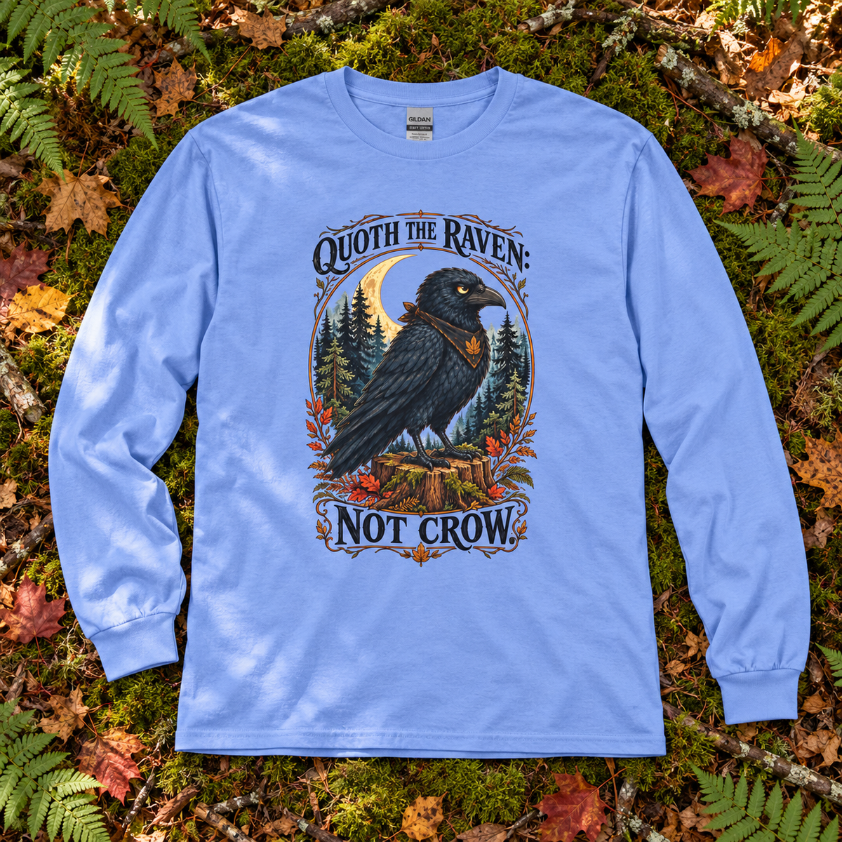 Quoth the Raven: Not Crow, Version 1 Otto and Echo Long Sleeve T-Shirt