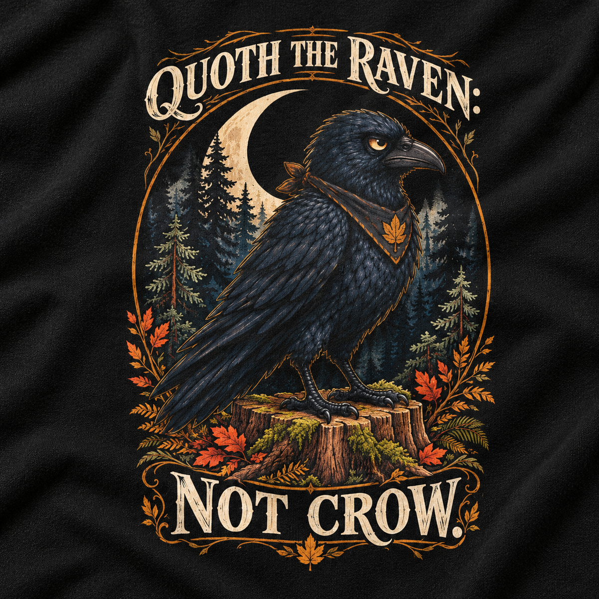 Quoth the Raven: Not Crow, Version 1 Otto and Echo Long Sleeve T-Shirt
