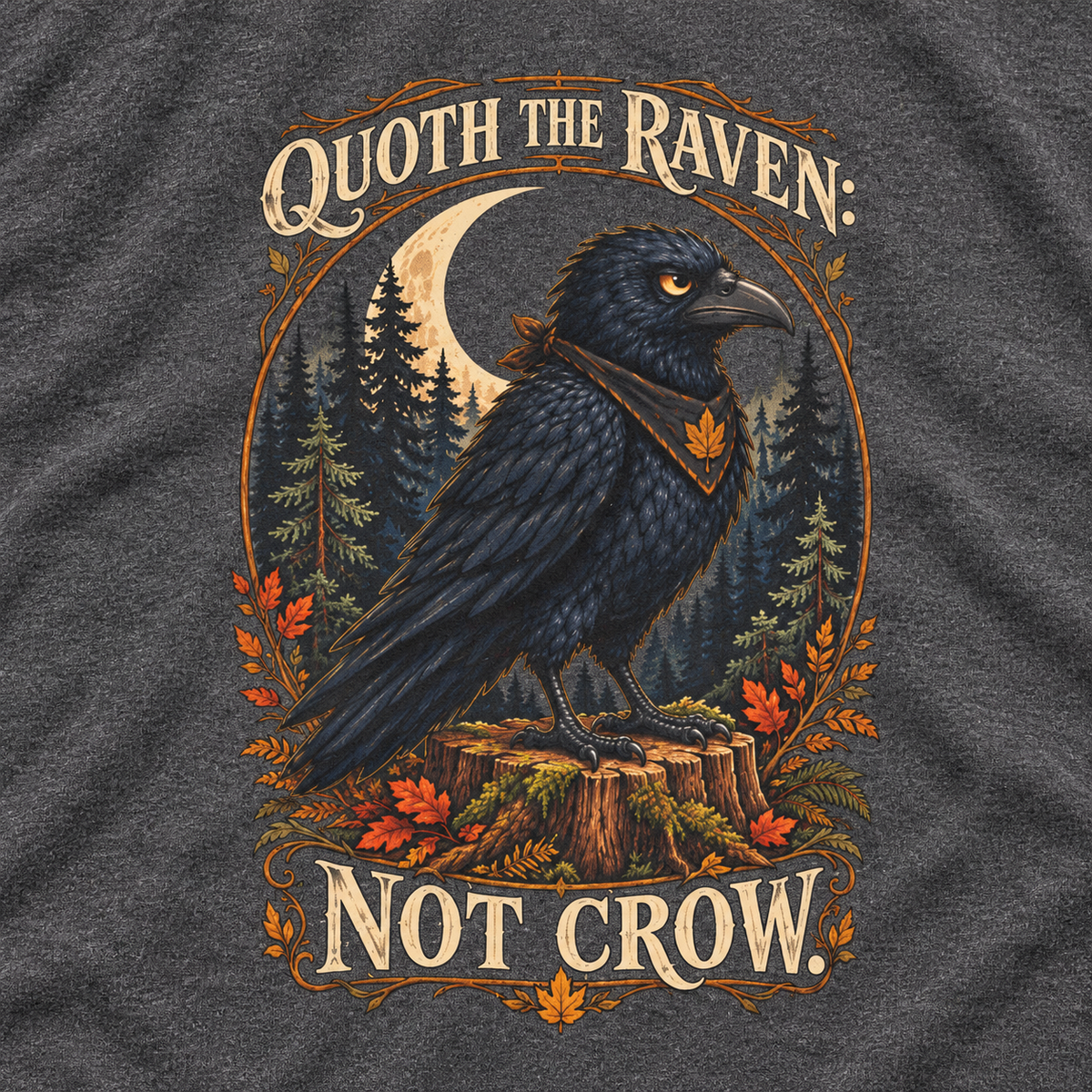 Quoth the Raven: Not Crow, Version 1 Otto and Echo Long Sleeve T-Shirt