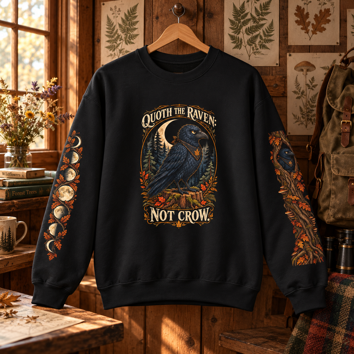 Quoth The Raven: Not Crow Version 1 Sweatshirt