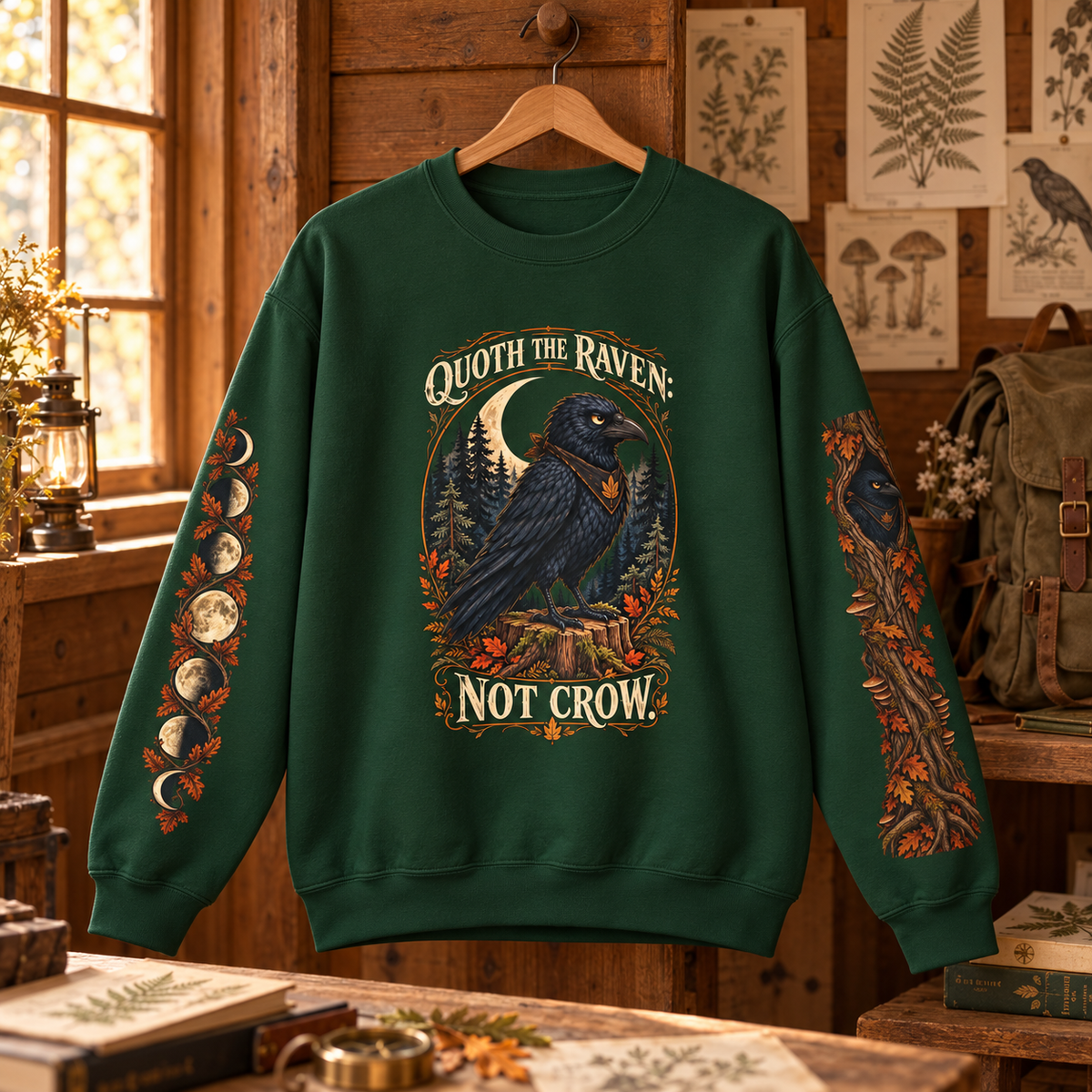 Quoth The Raven: Not Crow Version 1 Sweatshirt