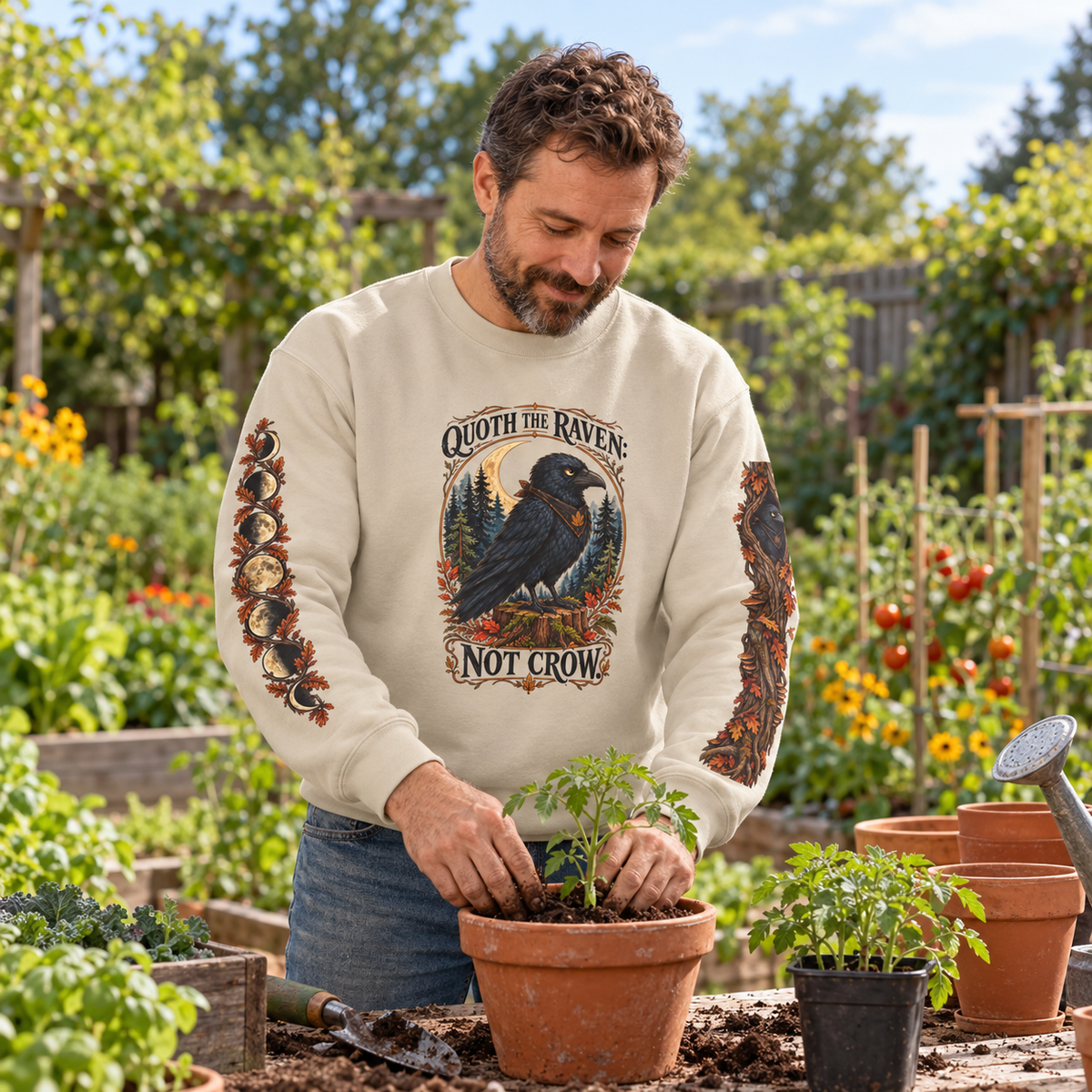 Quoth The Raven: Not Crow Version 1 Sweatshirt