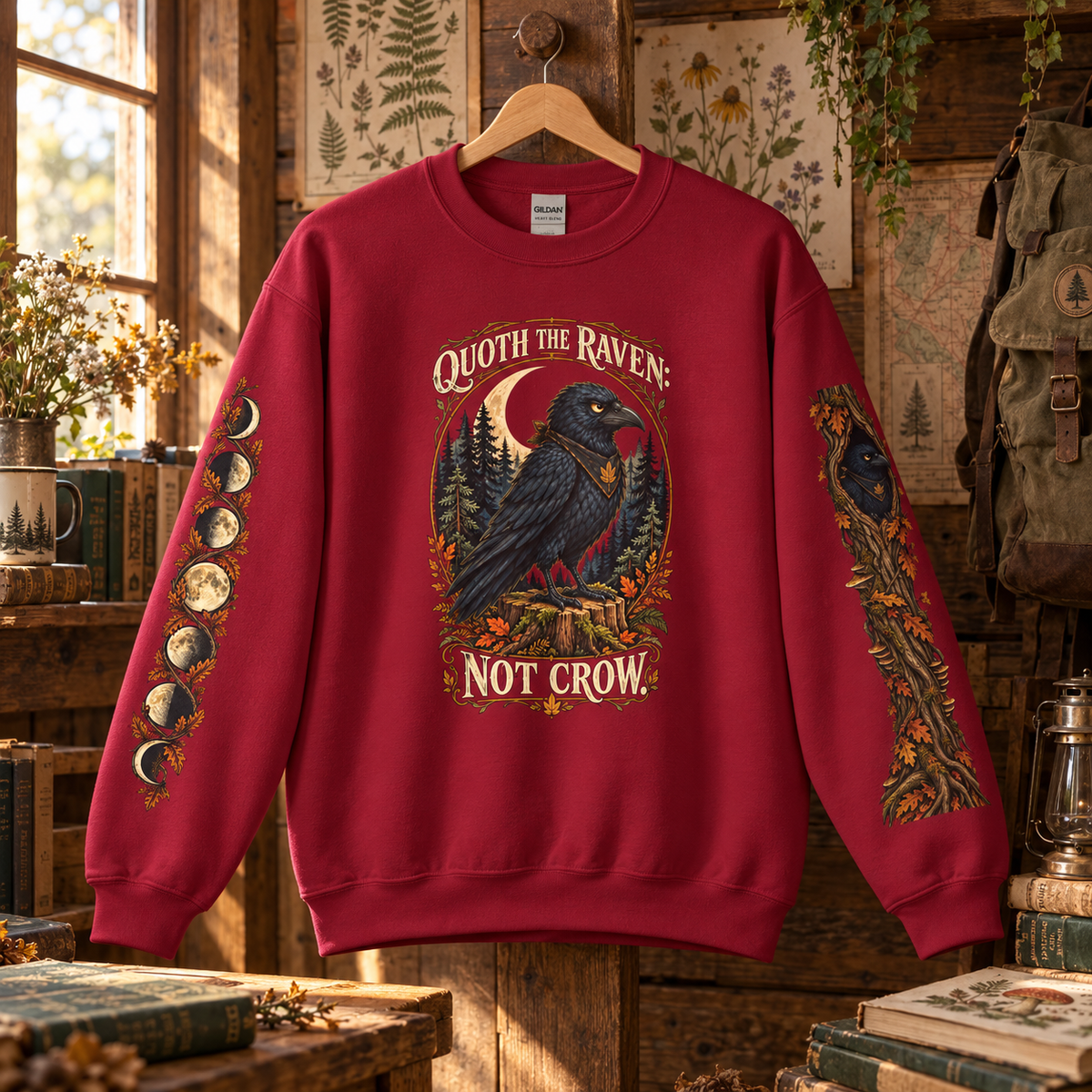 Quoth The Raven: Not Crow Version 1 Sweatshirt