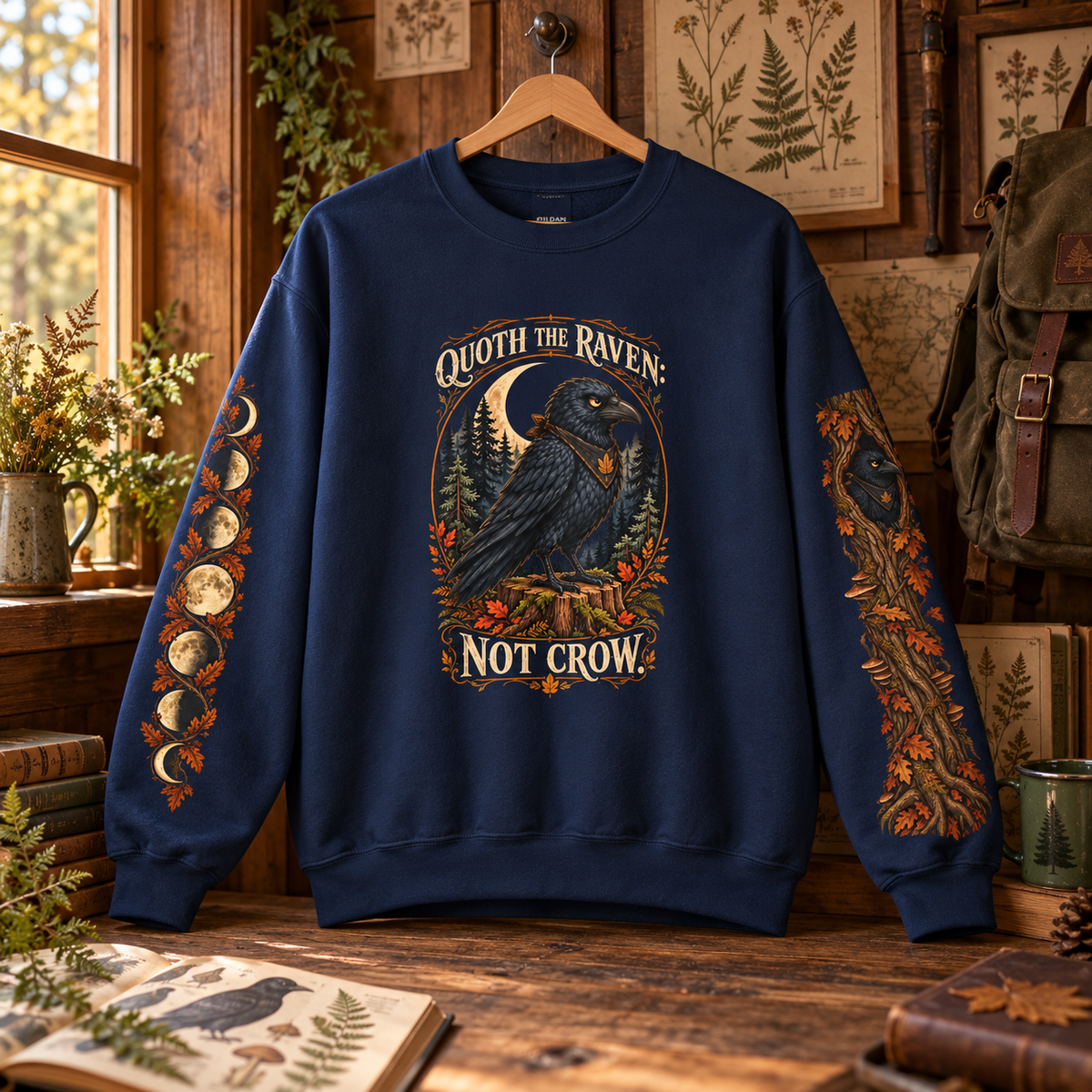 Quoth The Raven: Not Crow Version 1 Sweatshirt