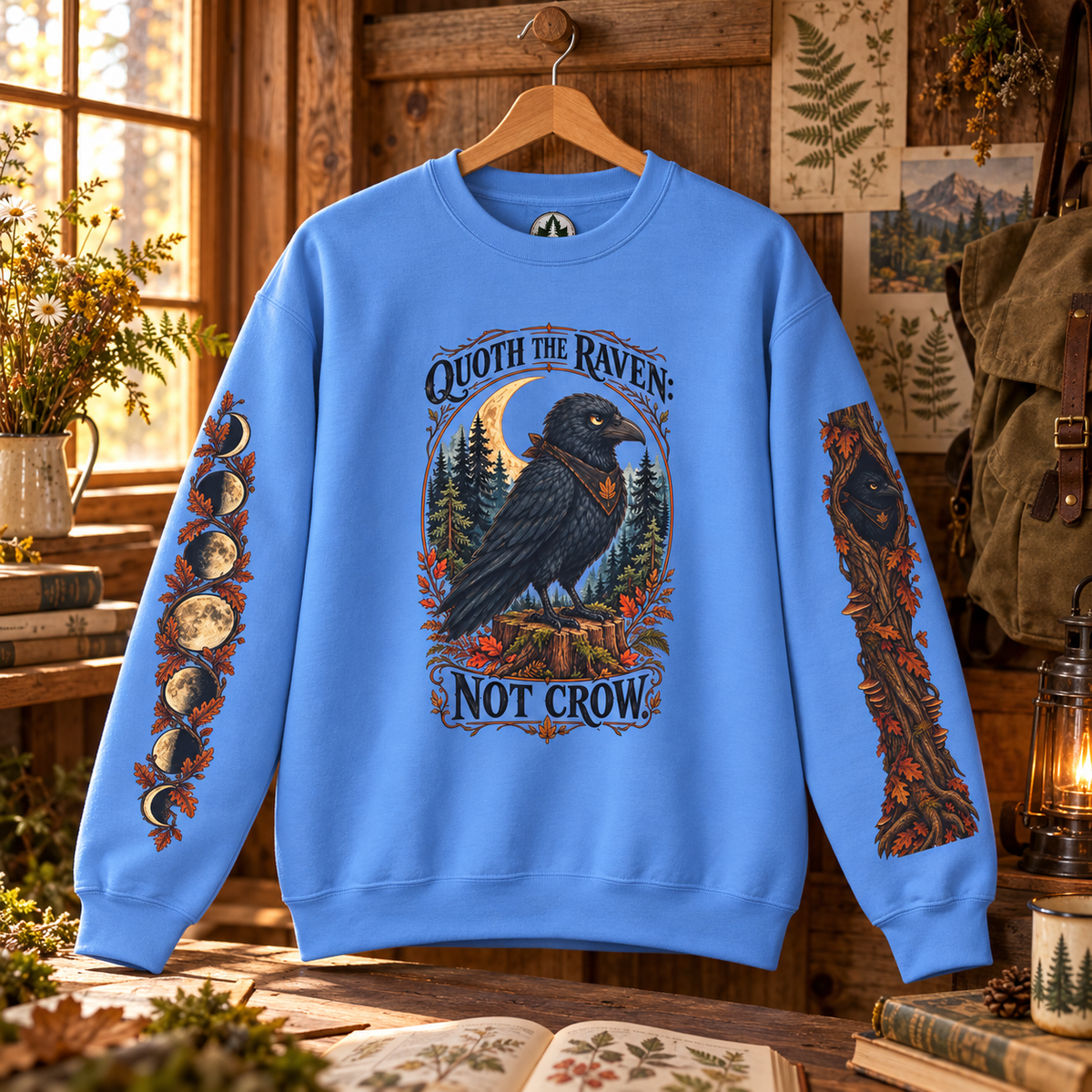 Quoth The Raven: Not Crow Version 1 Sweatshirt