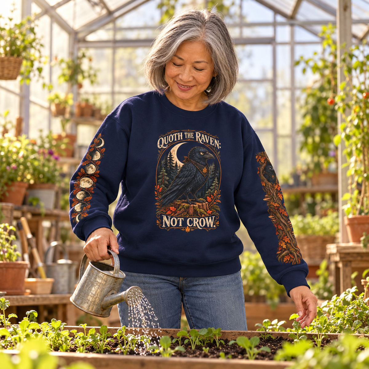 Quoth The Raven: Not Crow Version 1 Sweatshirt