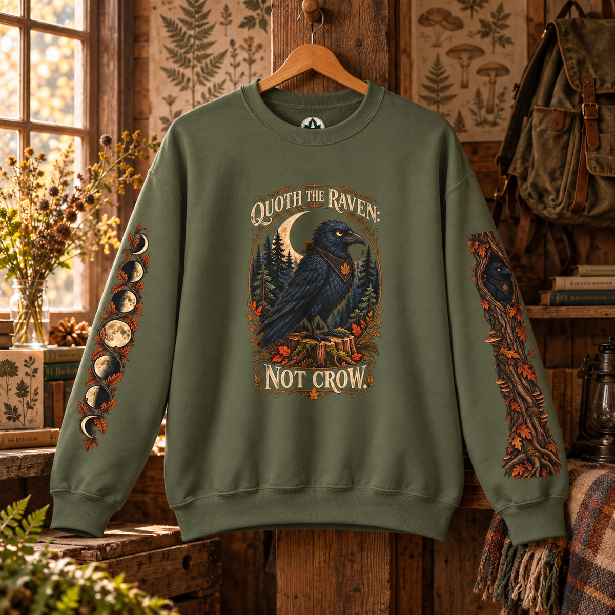 Quoth The Raven: Not Crow Version 1 Sweatshirt