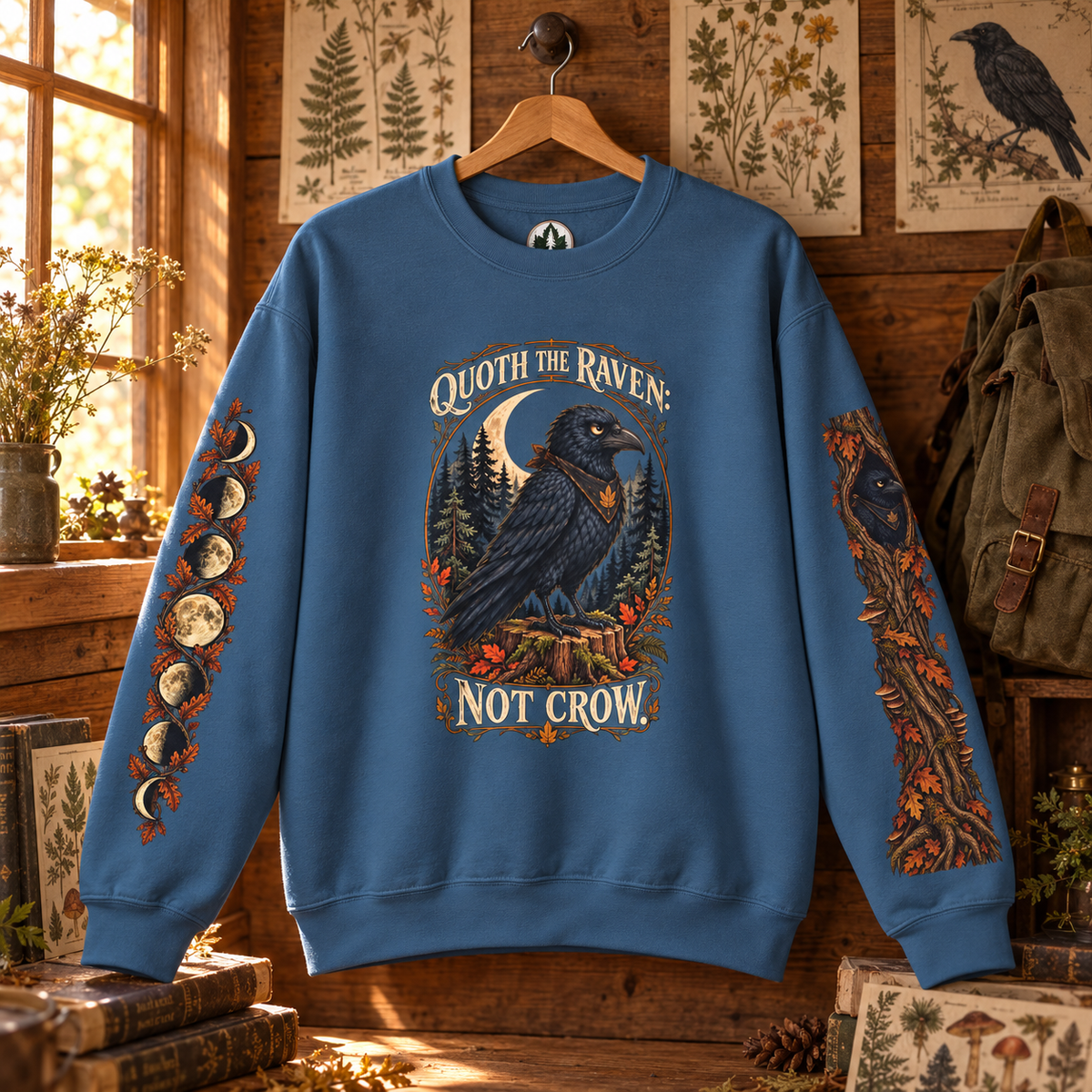 Quoth The Raven: Not Crow Version 1 Sweatshirt