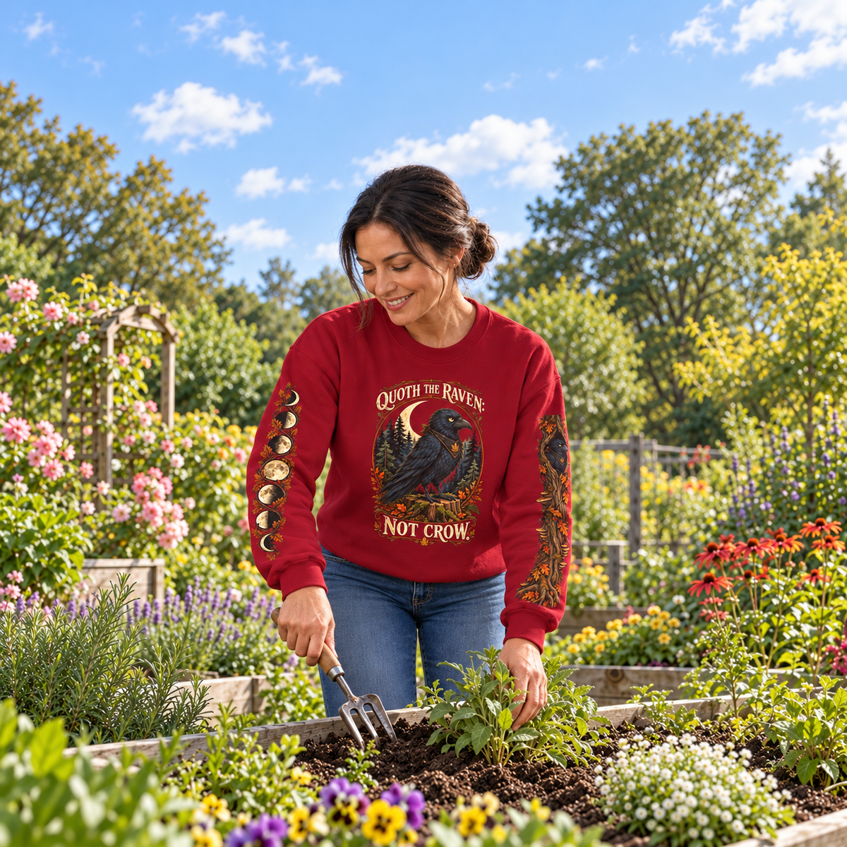 Quoth The Raven: Not Crow Version 1 Sweatshirt