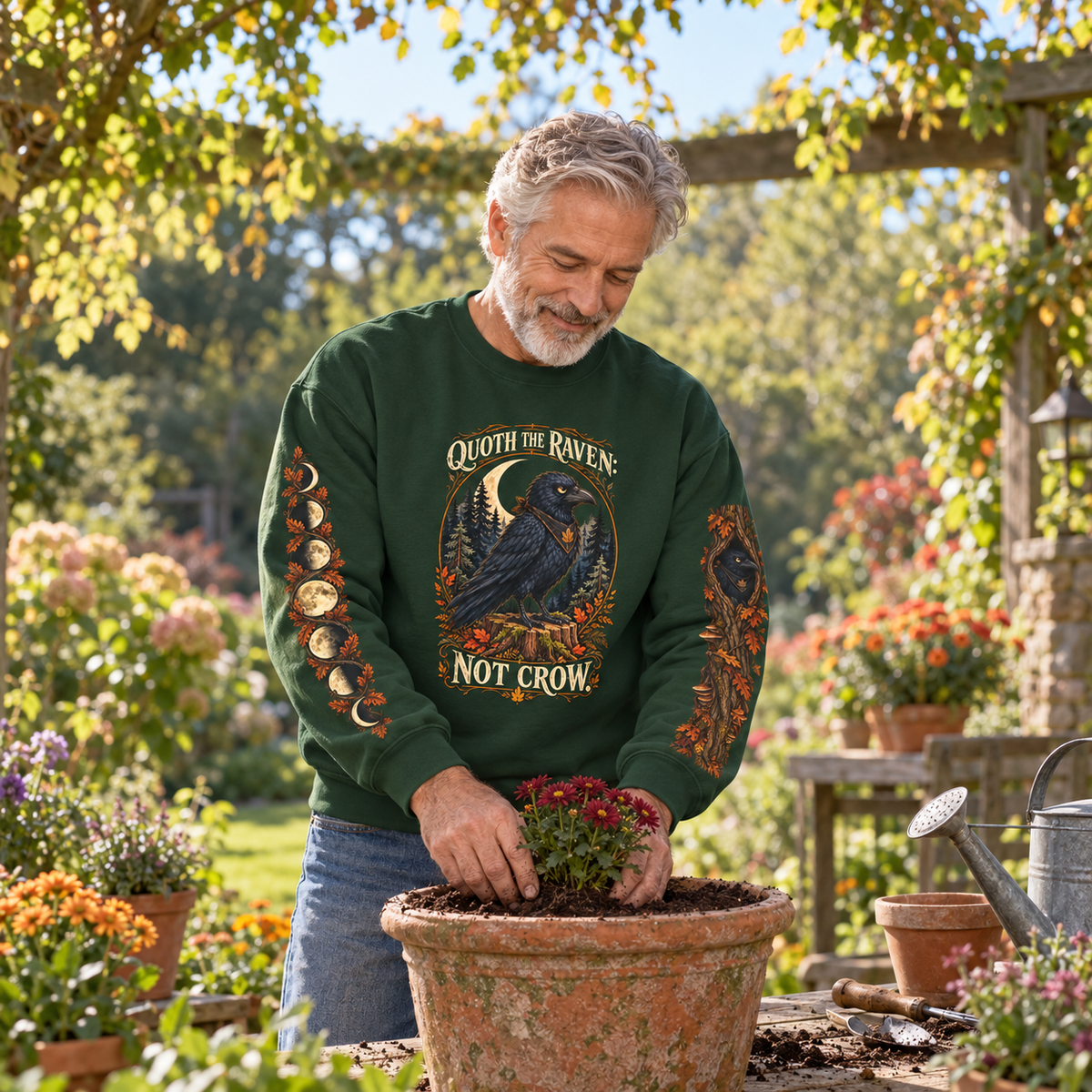 Quoth The Raven: Not Crow Version 1 Sweatshirt