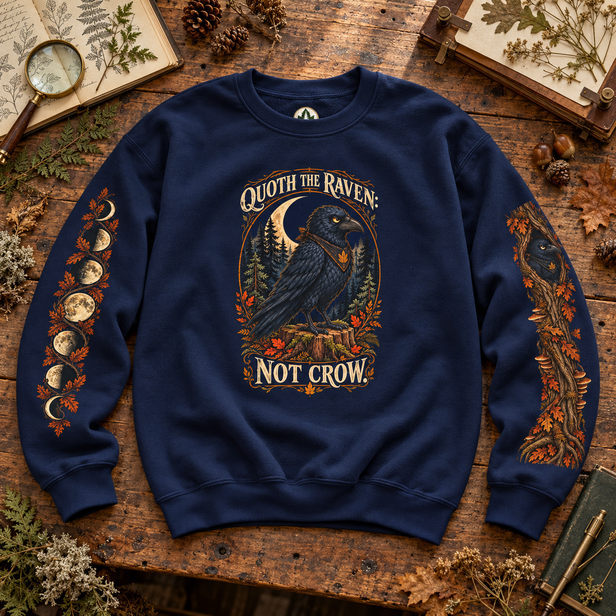 Quoth The Raven: Not Crow Version 1 Sweatshirt
