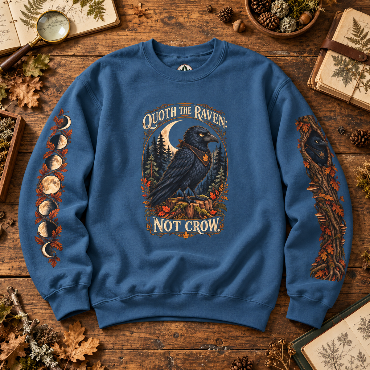 Quoth The Raven: Not Crow Version 1 Sweatshirt