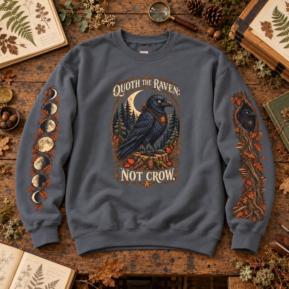 Quoth The Raven: Not Crow Version 1 Sweatshirt