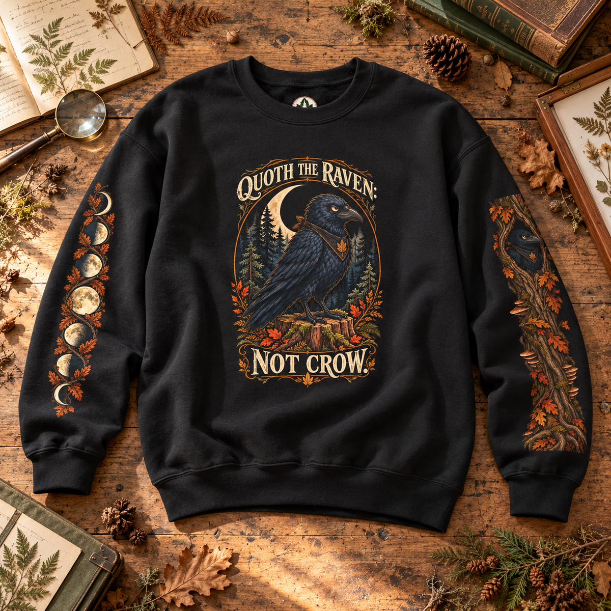 Quoth The Raven: Not Crow Version 1 Sweatshirt