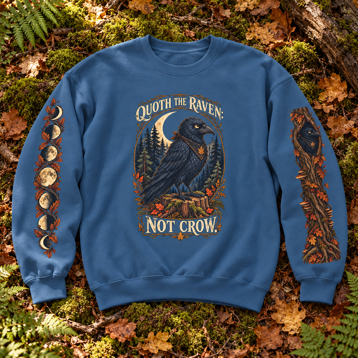 Quoth The Raven: Not Crow Version 1 Sweatshirt