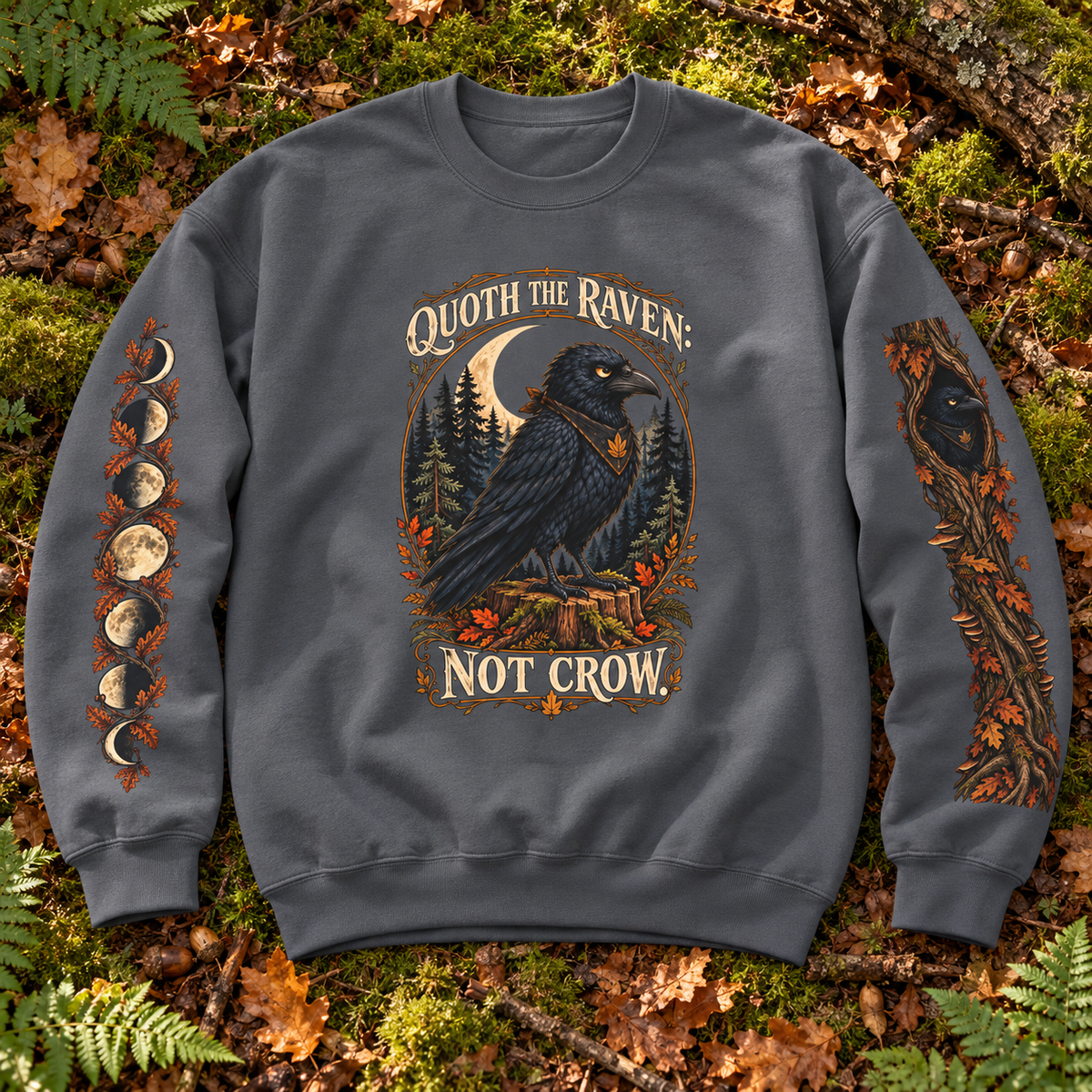 Quoth The Raven: Not Crow Version 1 Sweatshirt