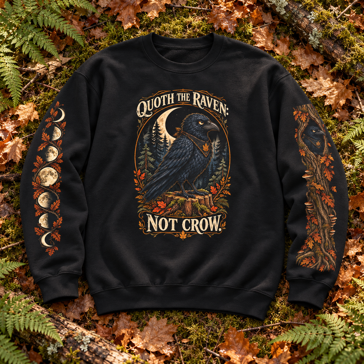 Quoth The Raven: Not Crow Version 1 Sweatshirt