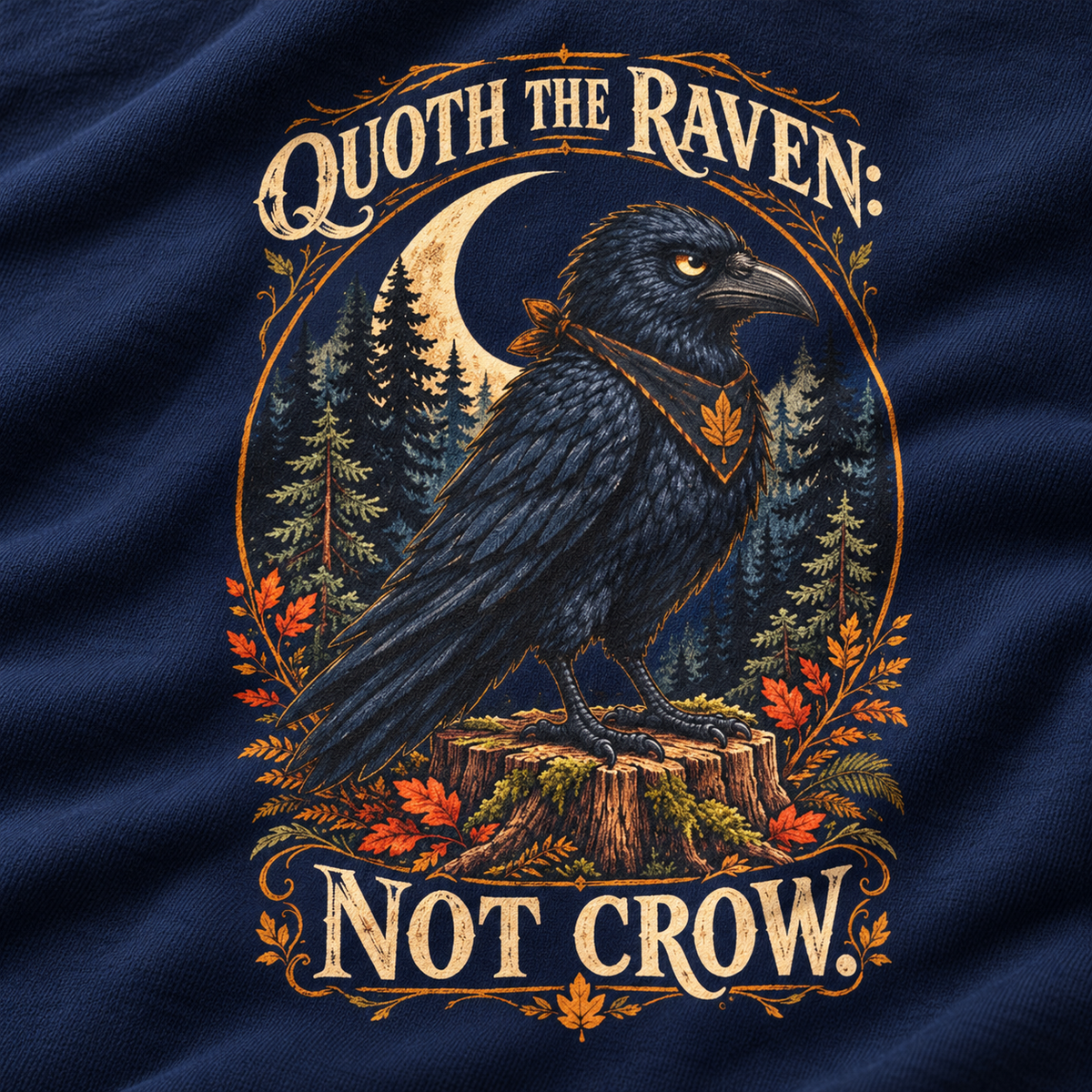Quoth The Raven: Not Crow Version 1 Sweatshirt