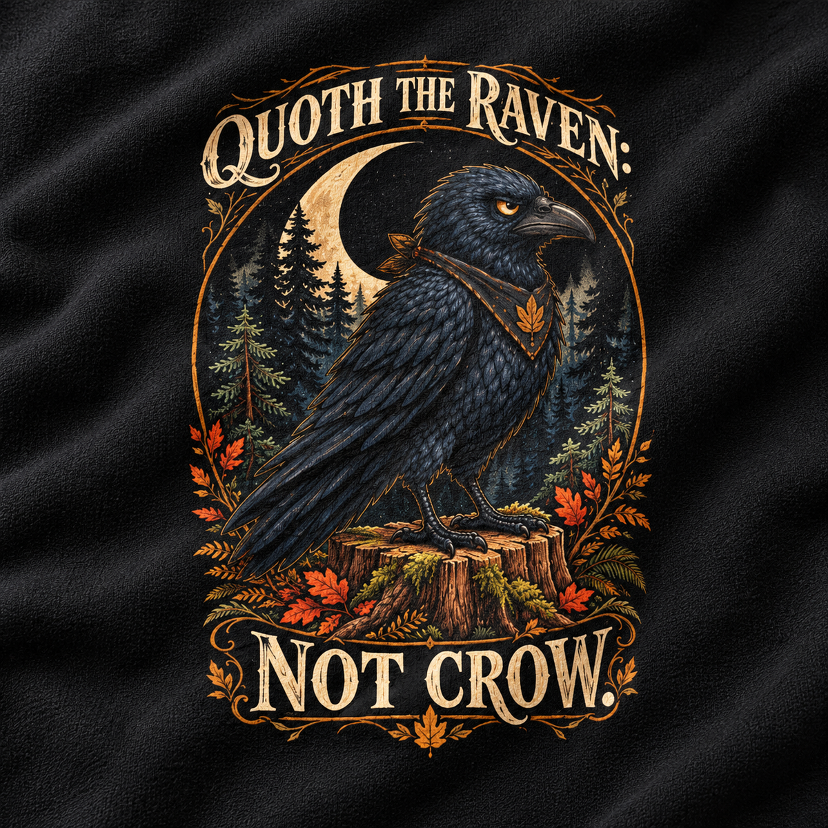 Quoth The Raven: Not Crow Version 1 Sweatshirt