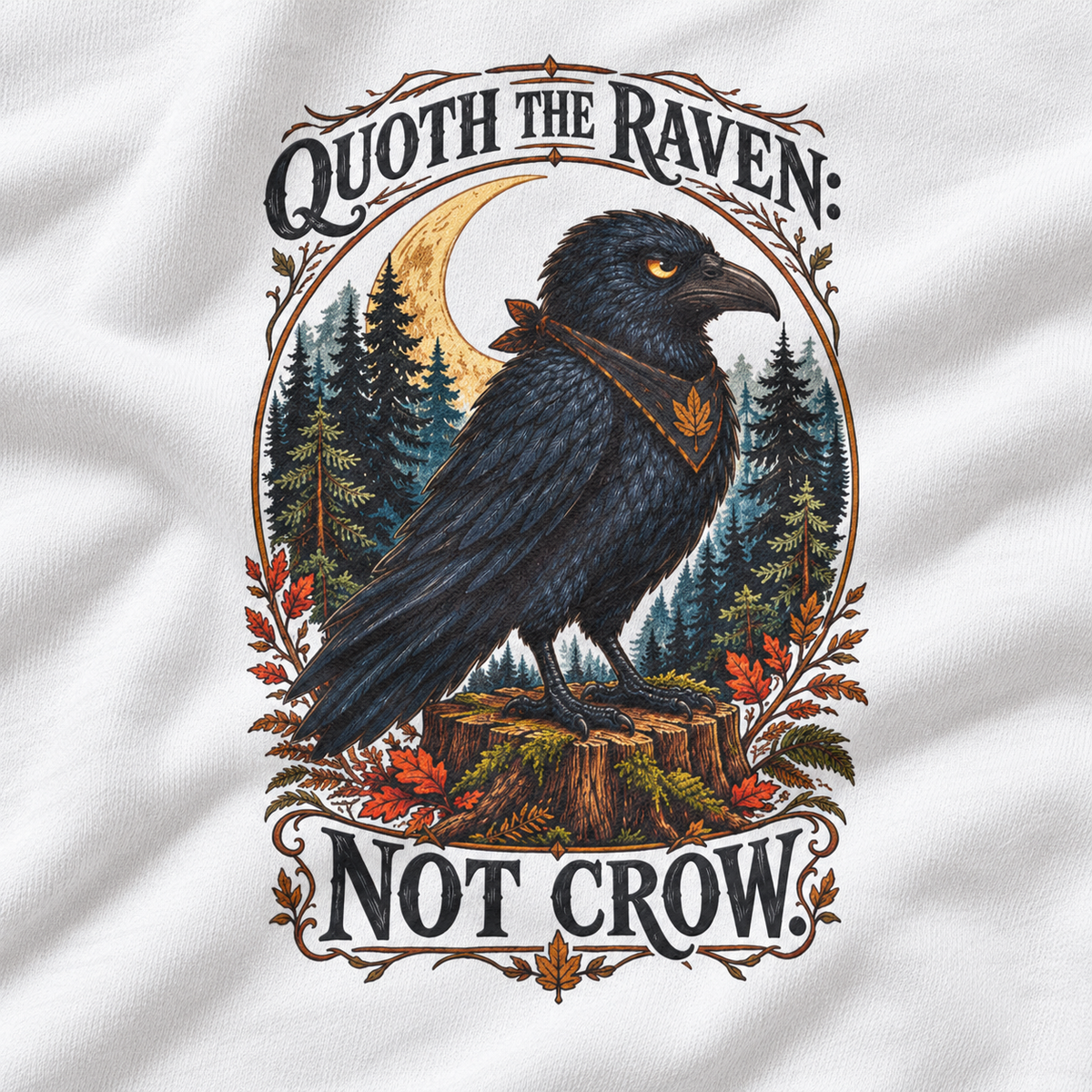 Quoth The Raven: Not Crow Version 1 Sweatshirt