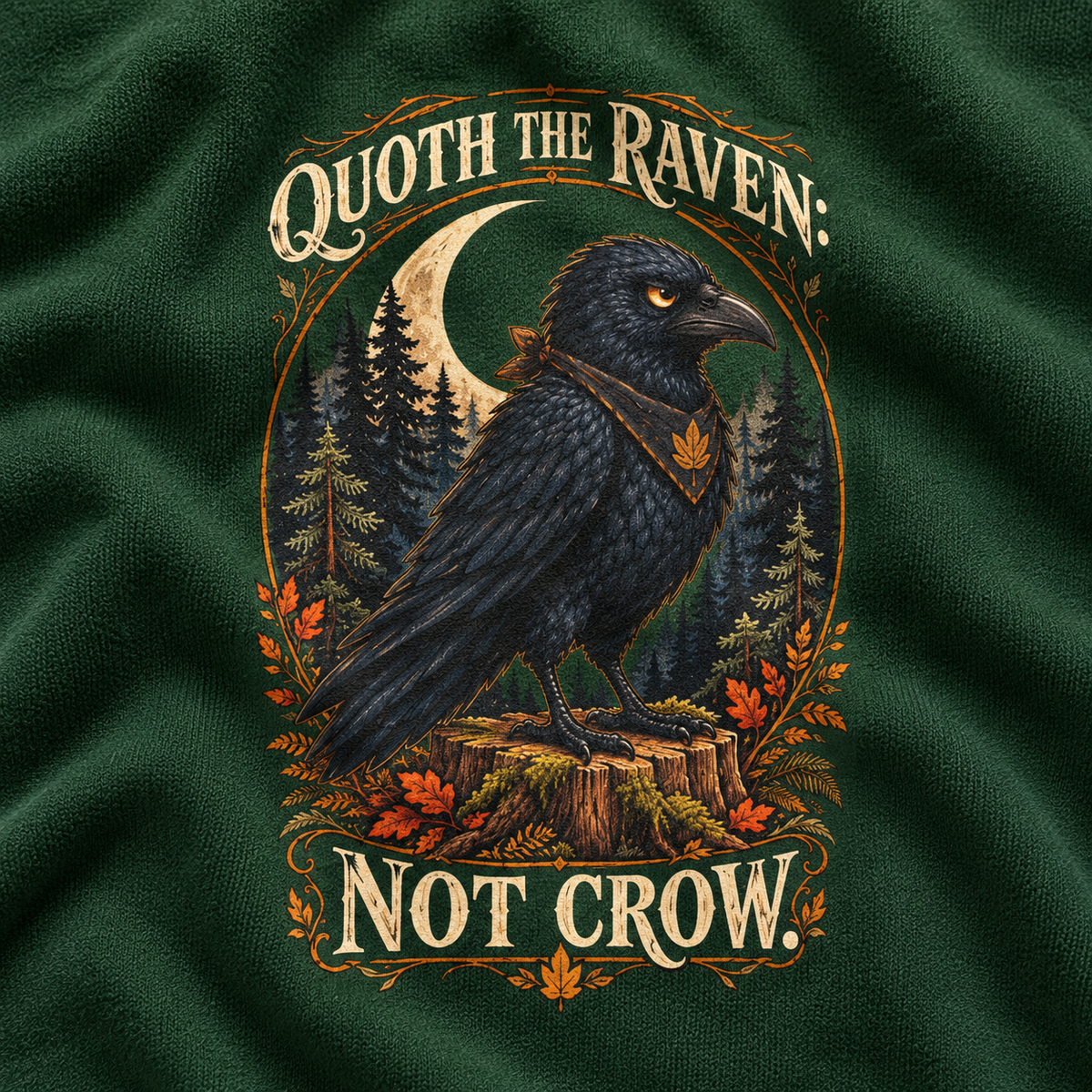 Quoth The Raven: Not Crow Version 1 Sweatshirt