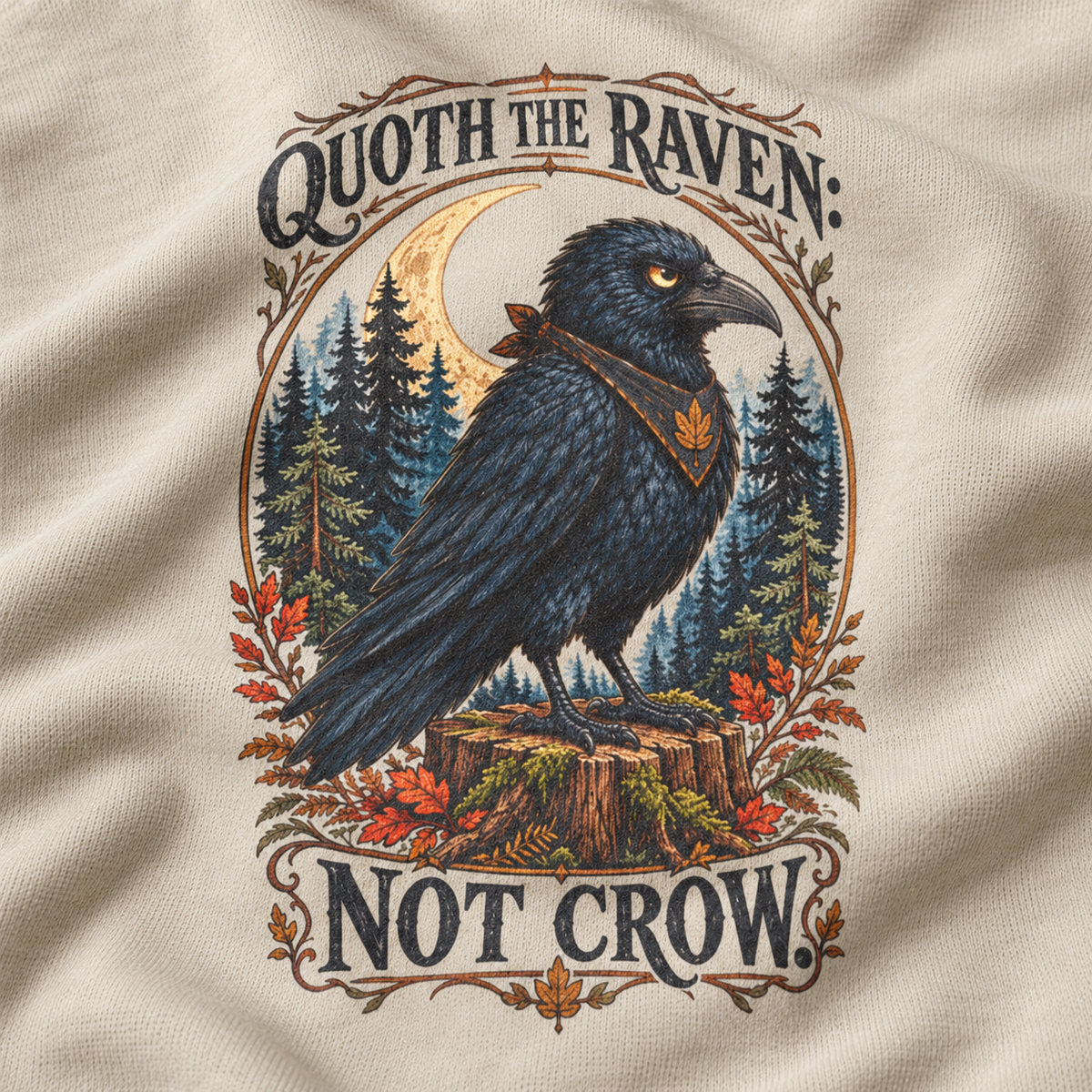 Quoth The Raven: Not Crow Version 1 Sweatshirt