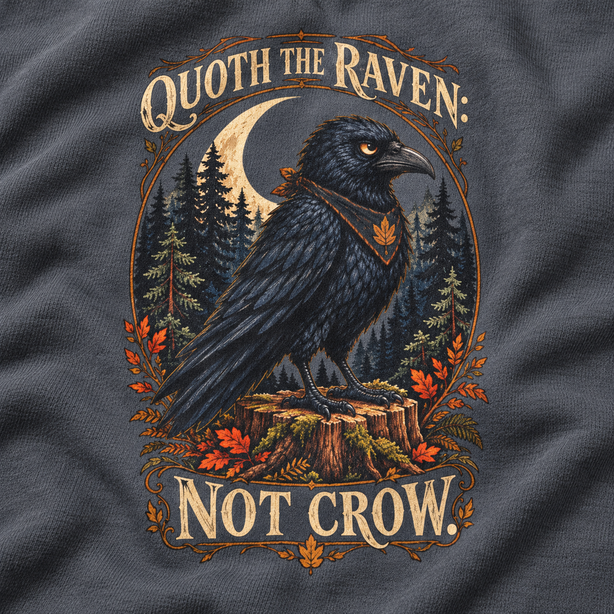 Quoth The Raven: Not Crow Version 1 Sweatshirt